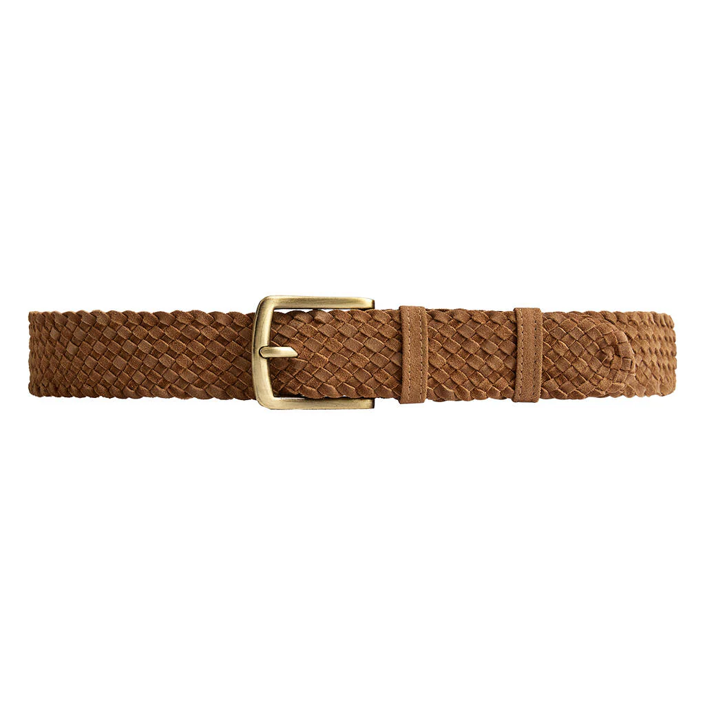 Jeans bælte - Cognac