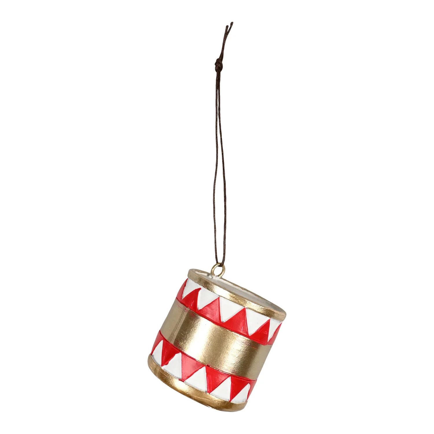 Classic Christmas tromme juleophæng - guld