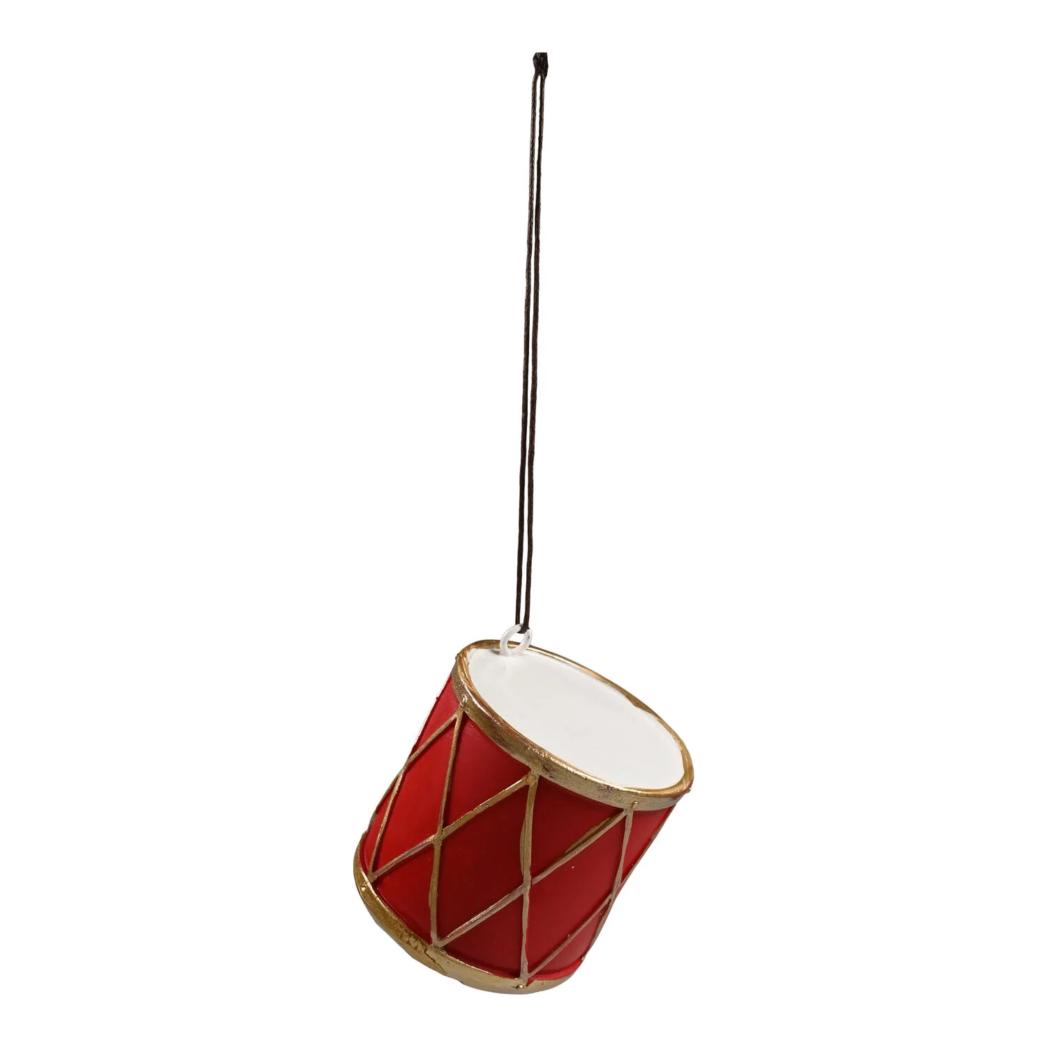 Classic Christmas tromme juleophæng - rød