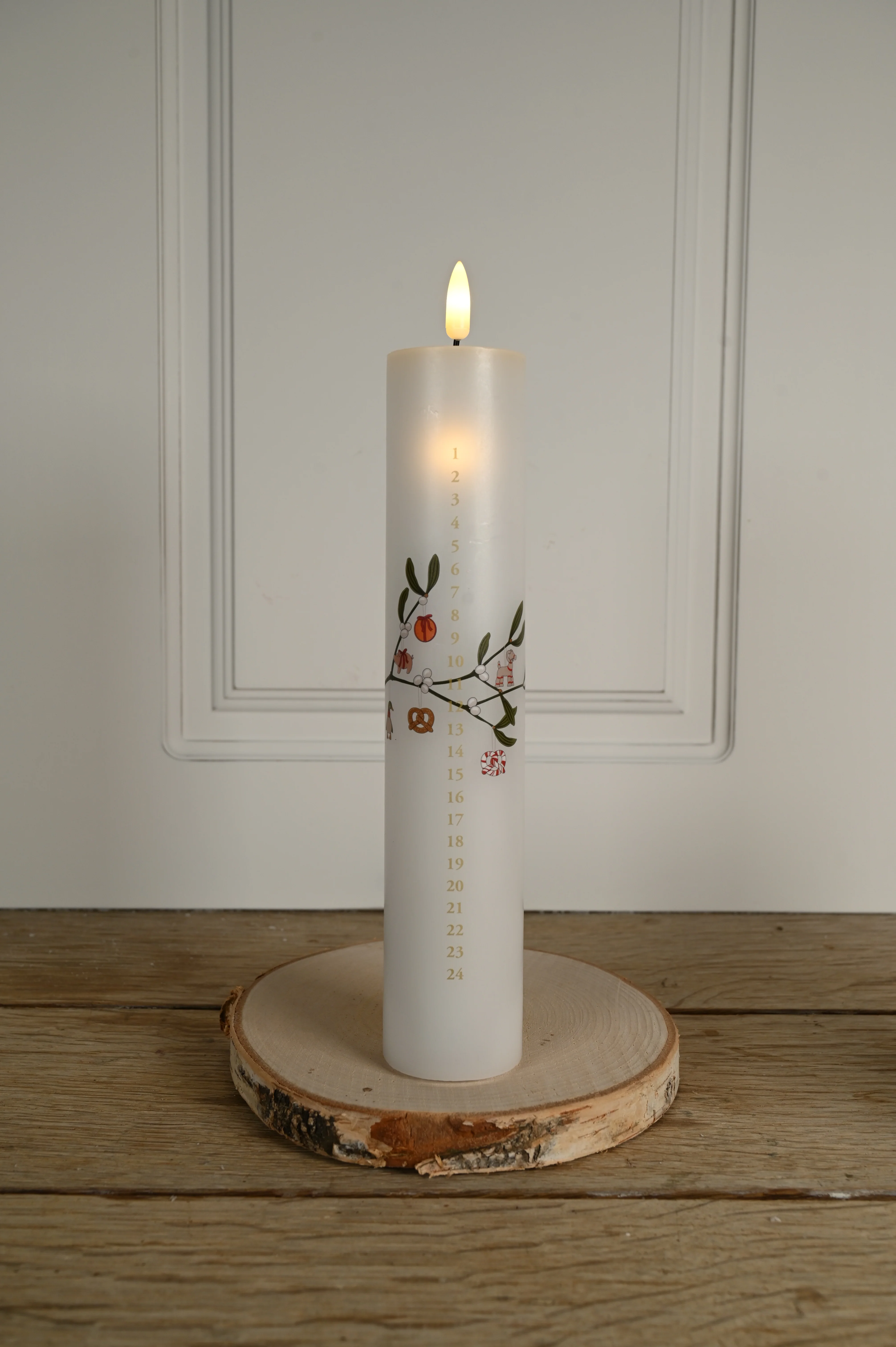 Kalenderlys, LED - hvid - Image 3