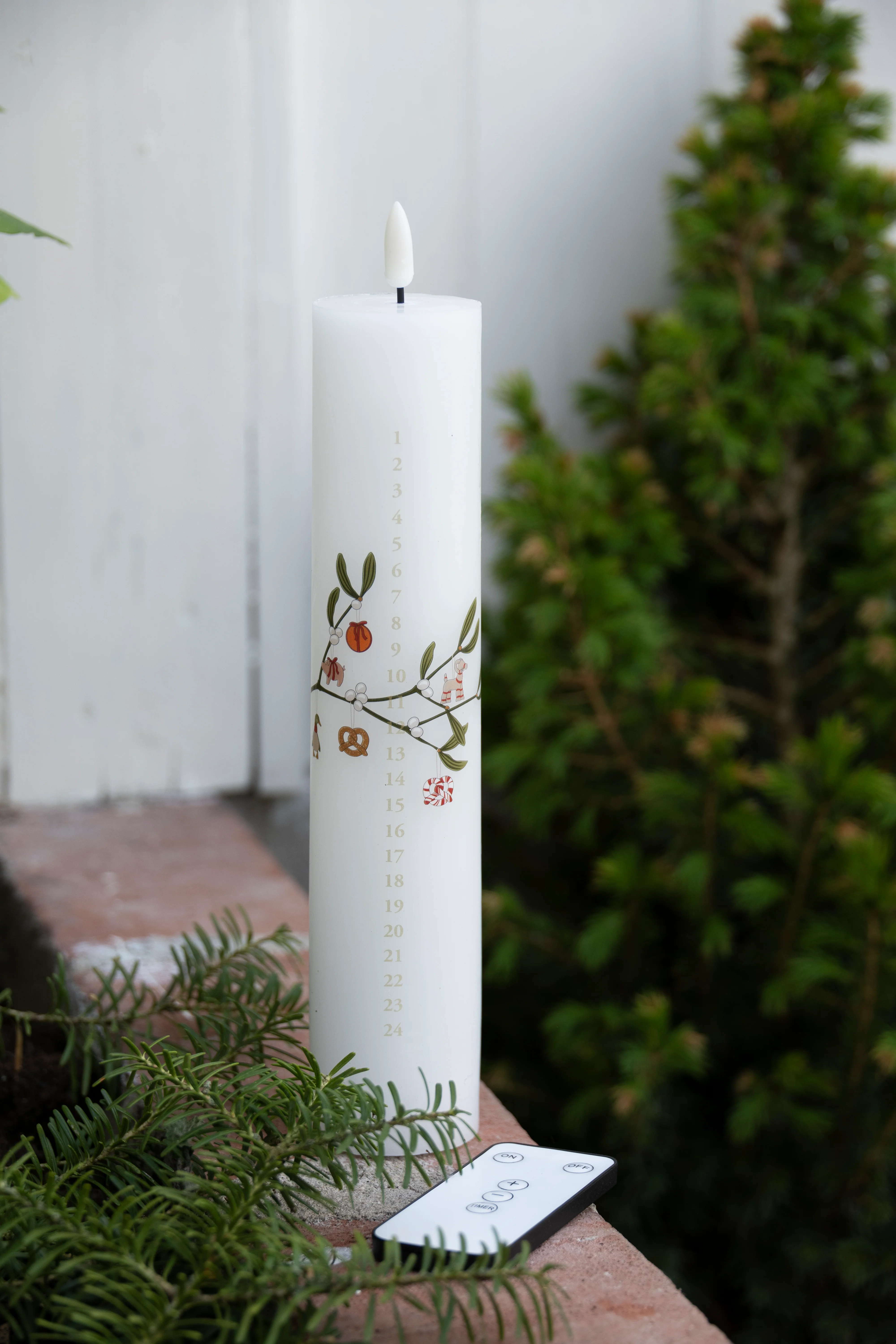 Kalenderlys, LED - hvid - Image 4