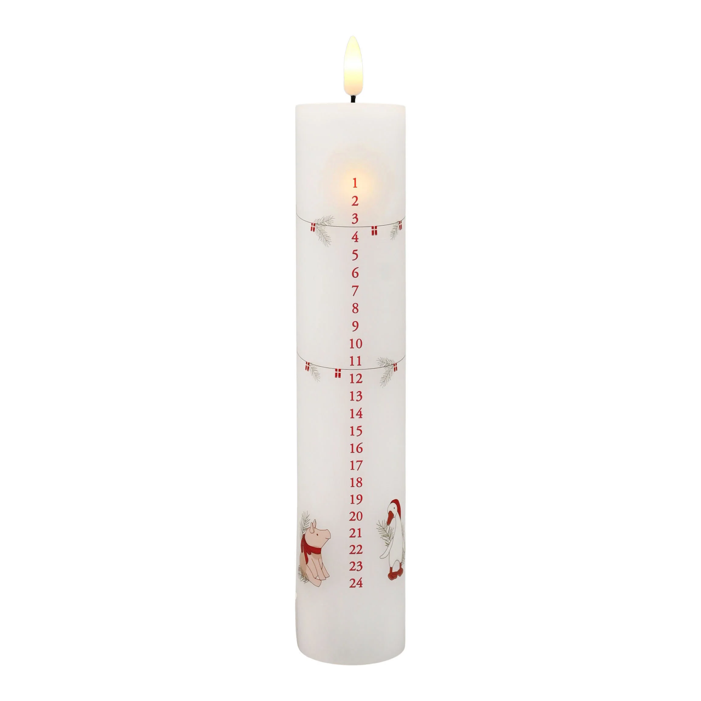 Nordic Pixie LED kalenderlys - H24,5 cm