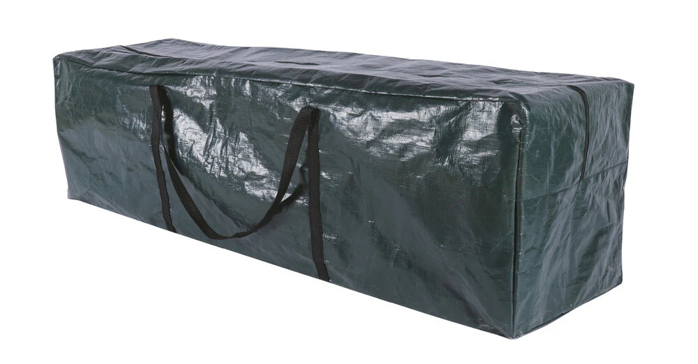 Opbevaringtaske til juletræ, Grøn - H38 x B135 cm.
