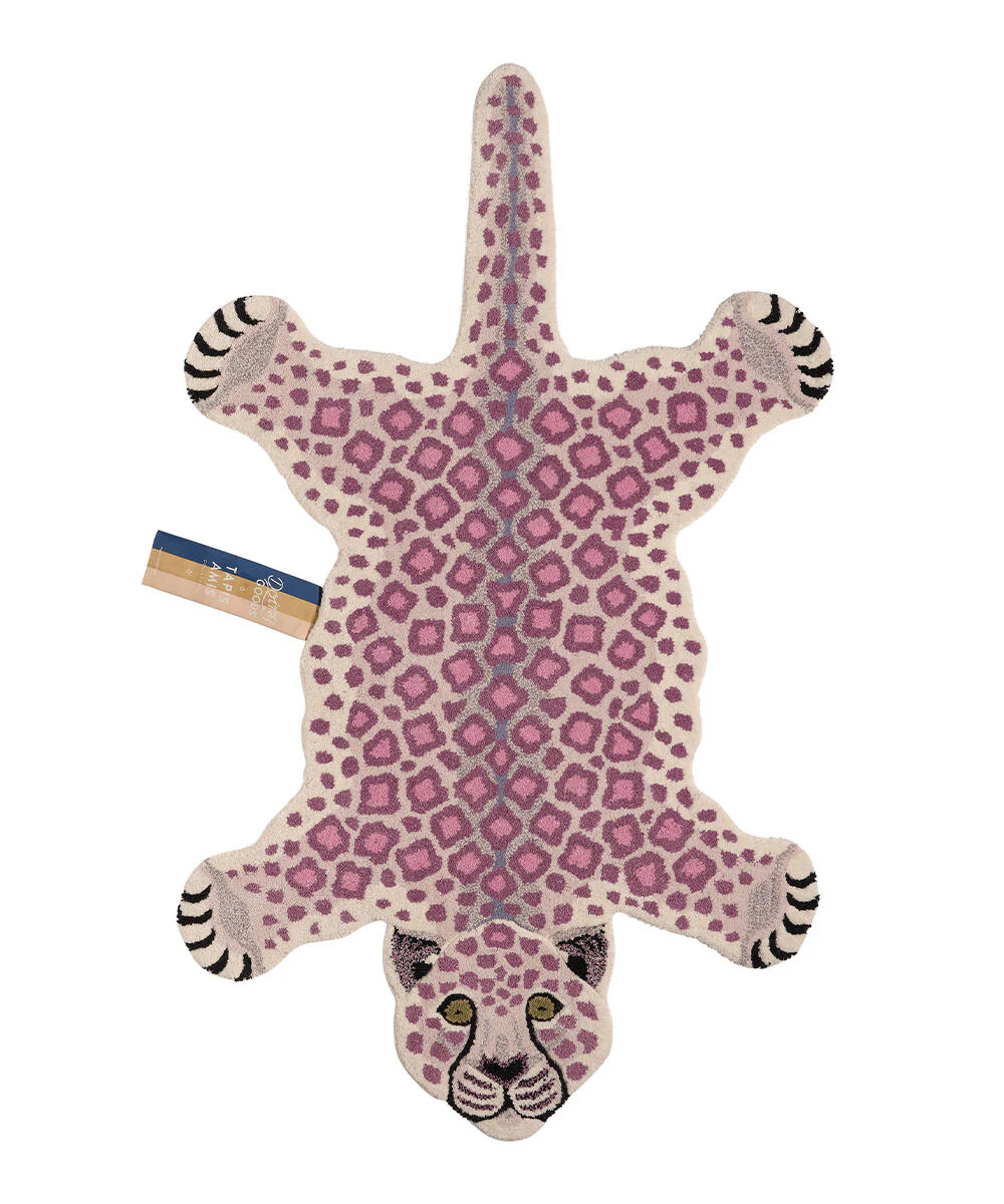 Lilly Leopard gulvtæppe, Large - lilla - Image 2