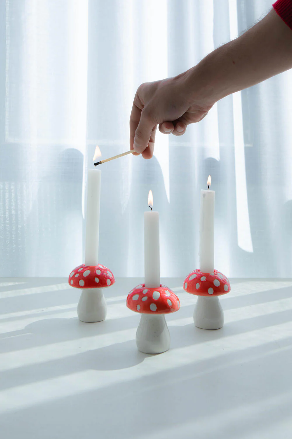 Amanita lysestage - rød - Image 3