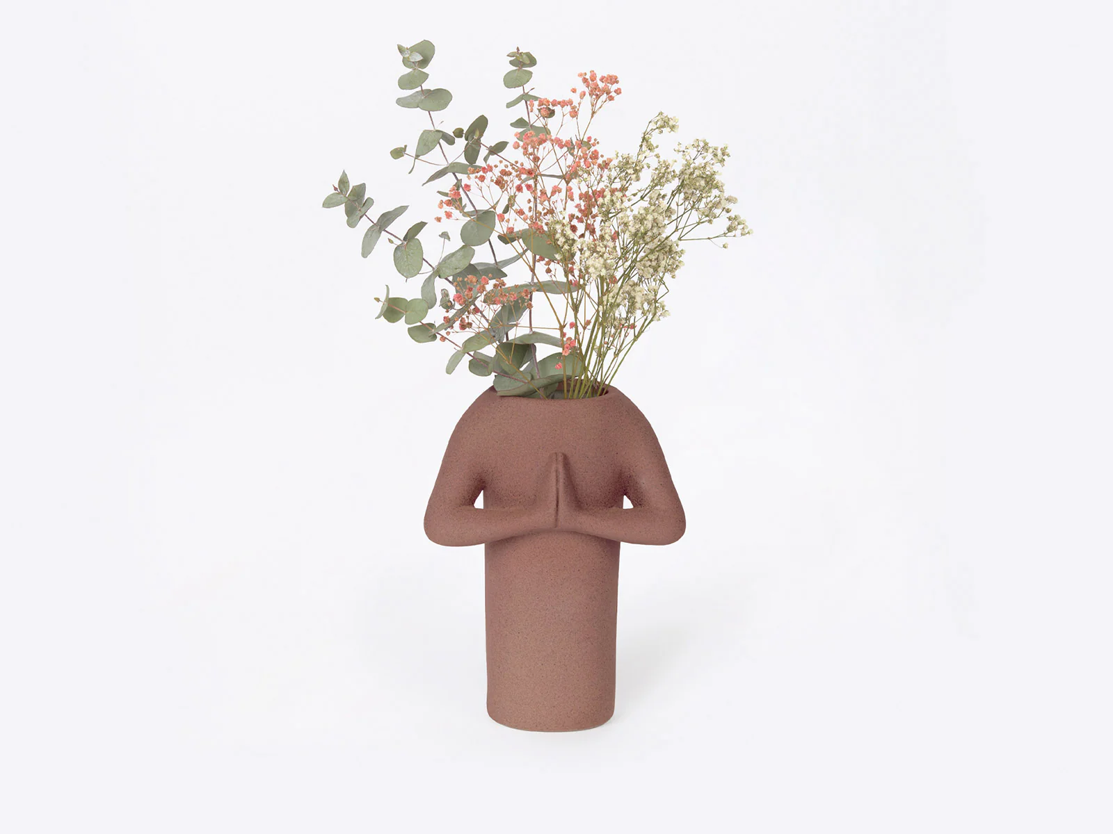 Namaste vase - brun - Image 2