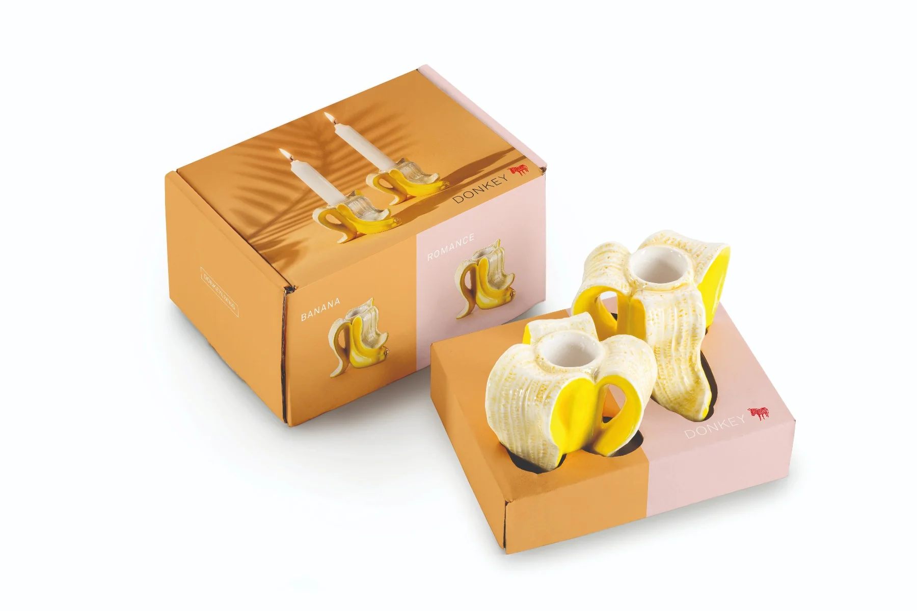 Banana Romance lysestage - 2 stk. - Image 4