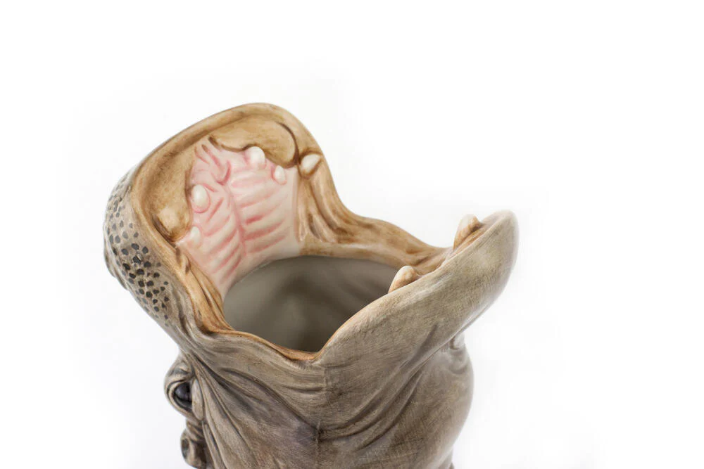 Hungry Hippo vase - grå - Image 5