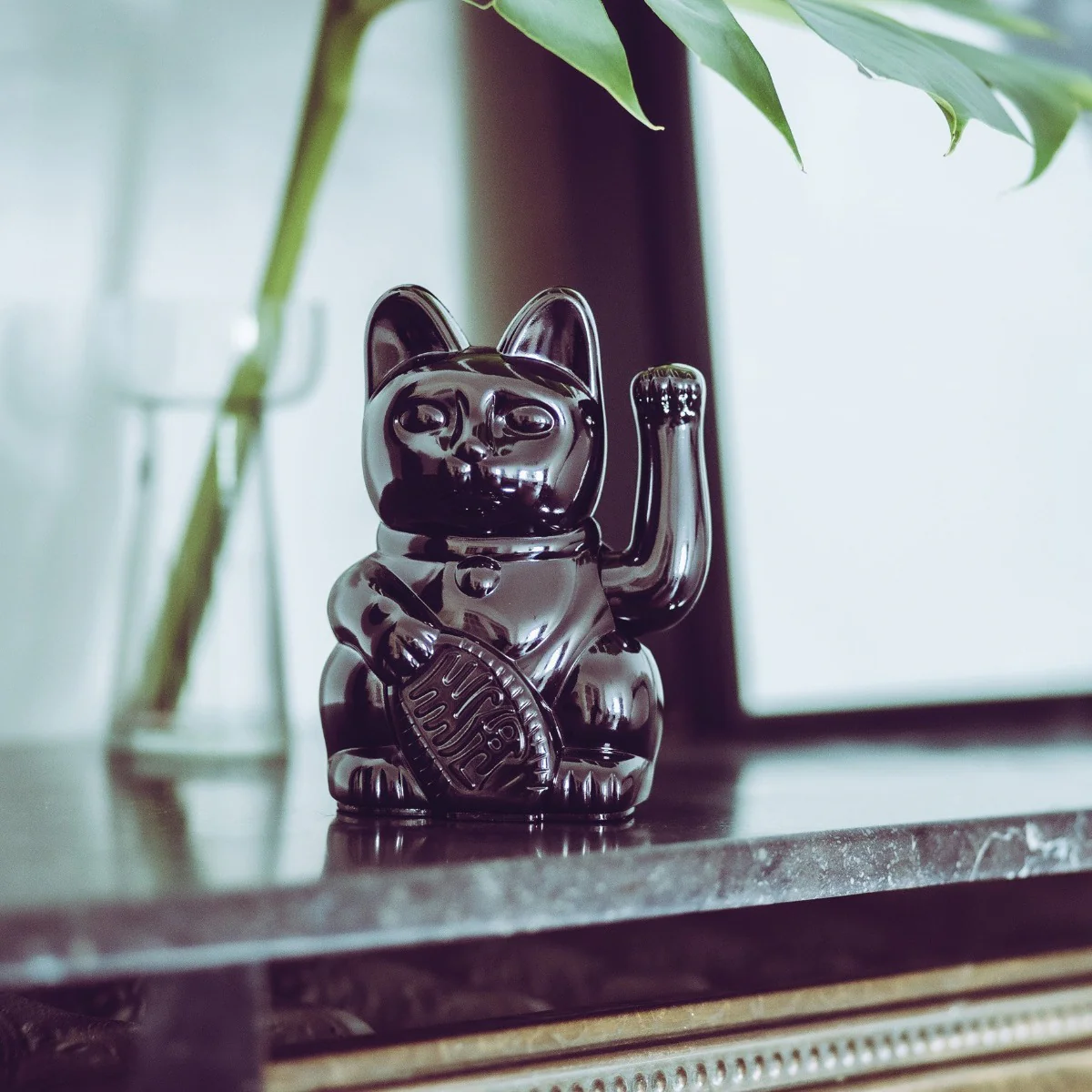 Maneki-Neko kat - Sort - Image 2