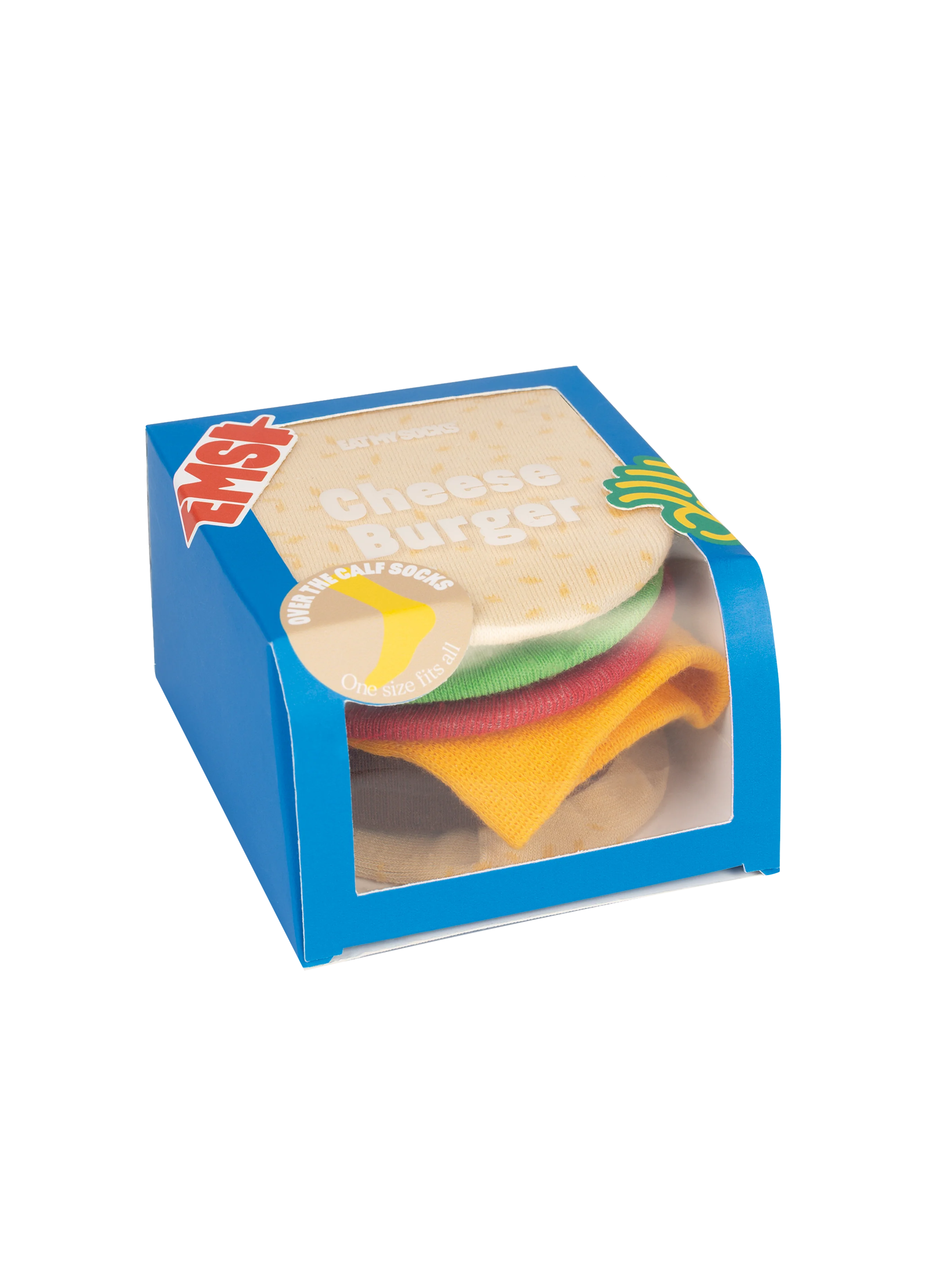 Cheeseburger strømper - Multi - Image 6