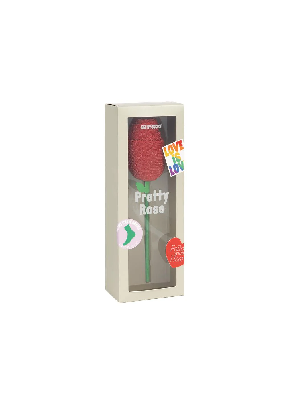 Pretty Rose strømper - rød - Image 4