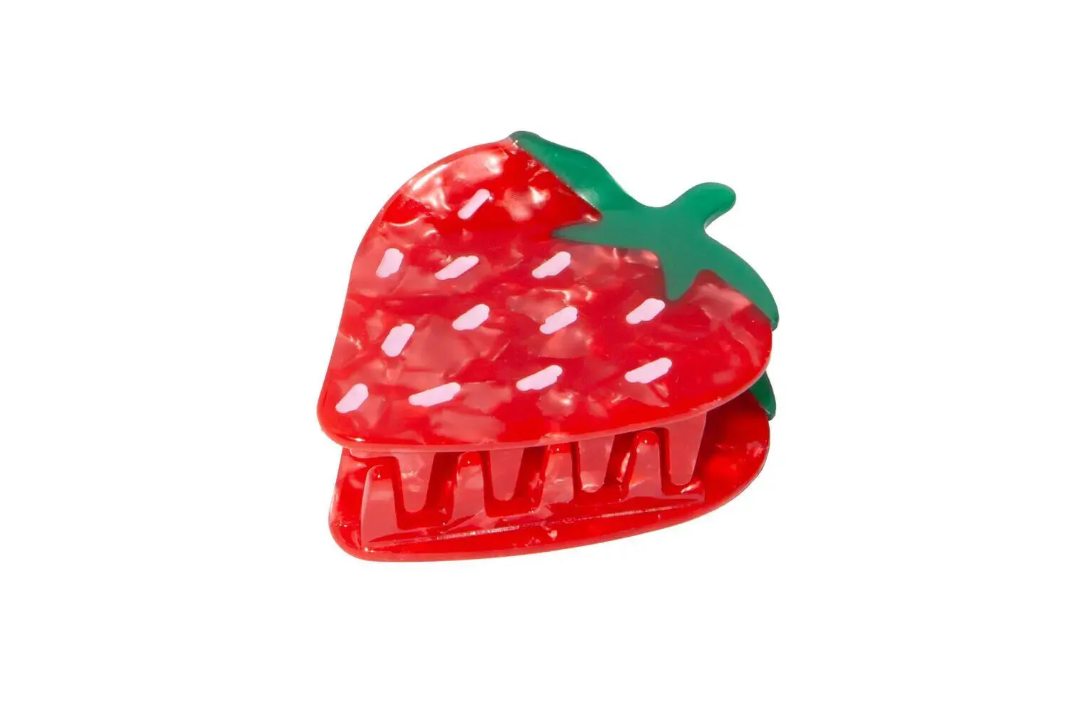 Strawberry hårklemme - rød - Image 3
