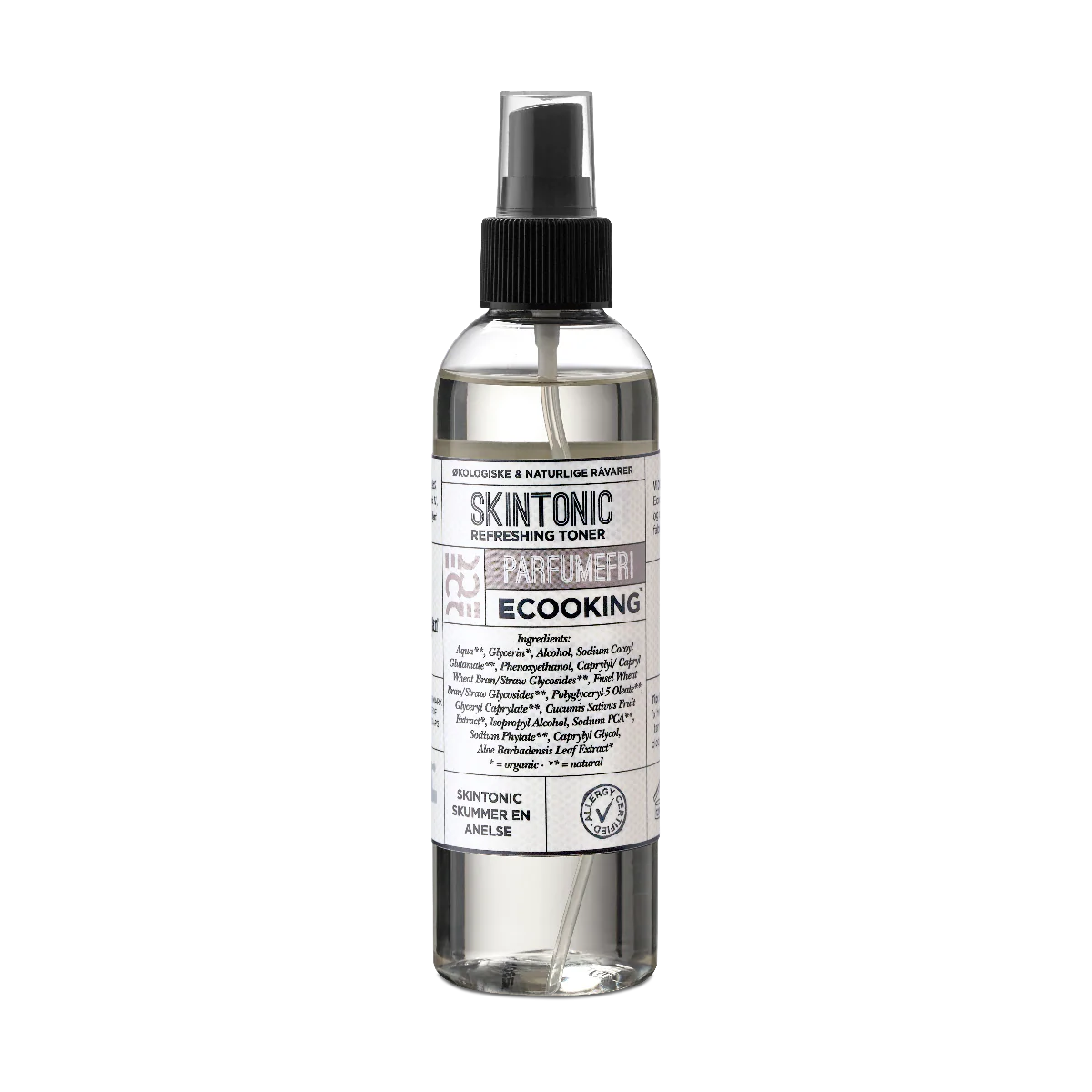 Parfumefri skintonic - 200 ml.