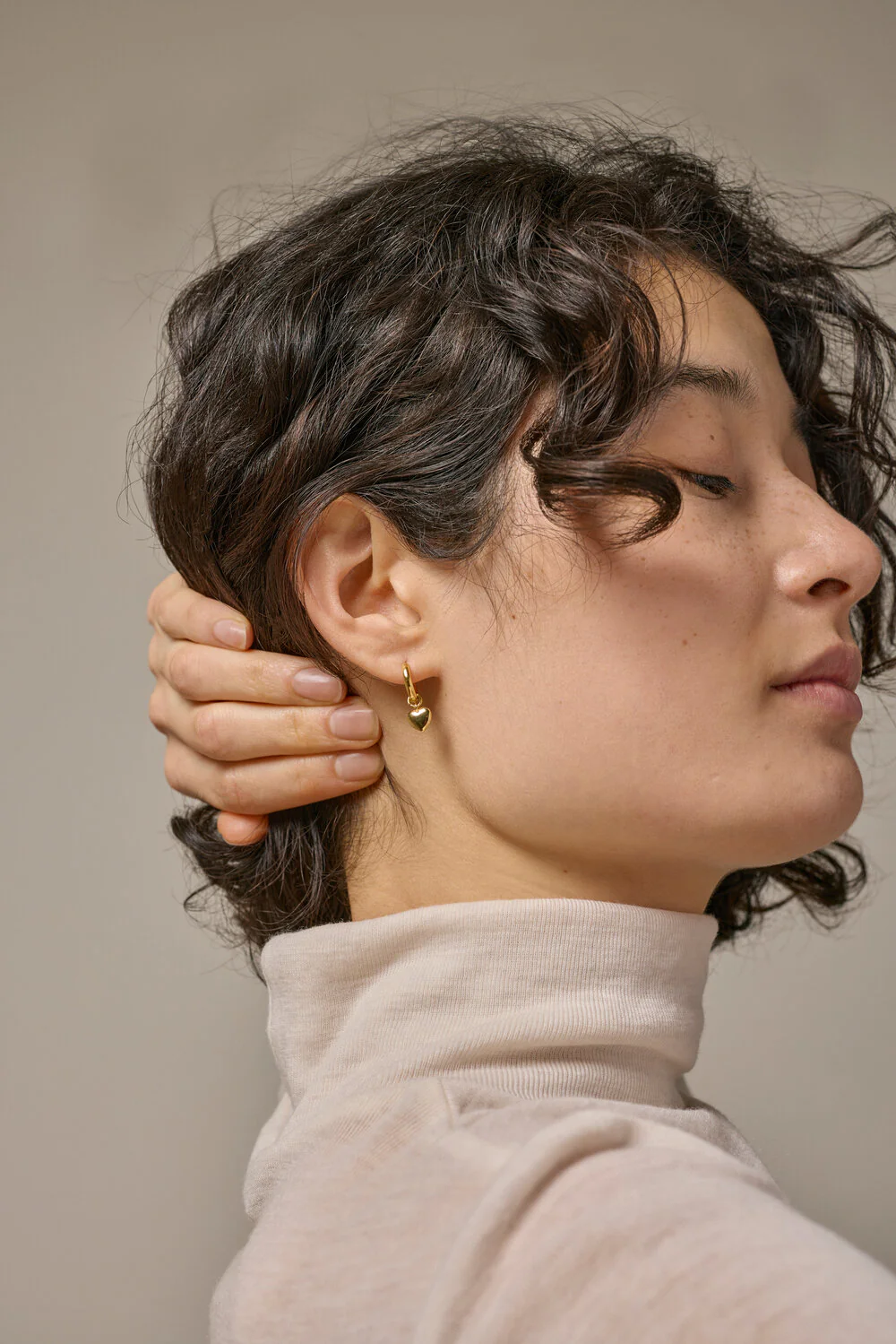 Amore hoops - forgyldt - Image 2