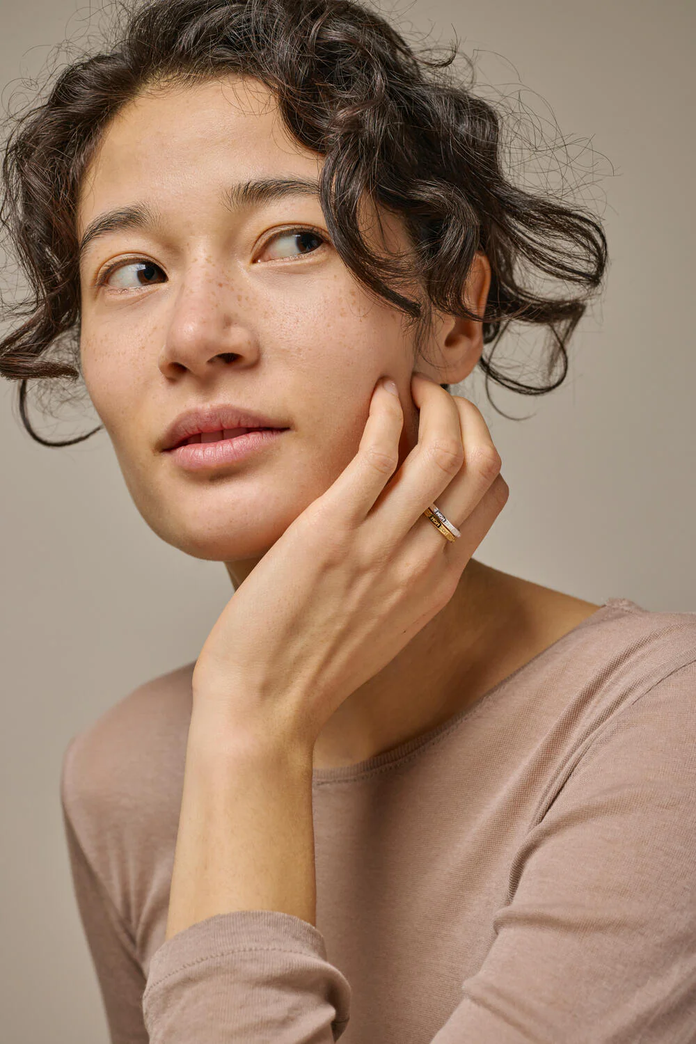 Mom ring - forgyldt - Image 3