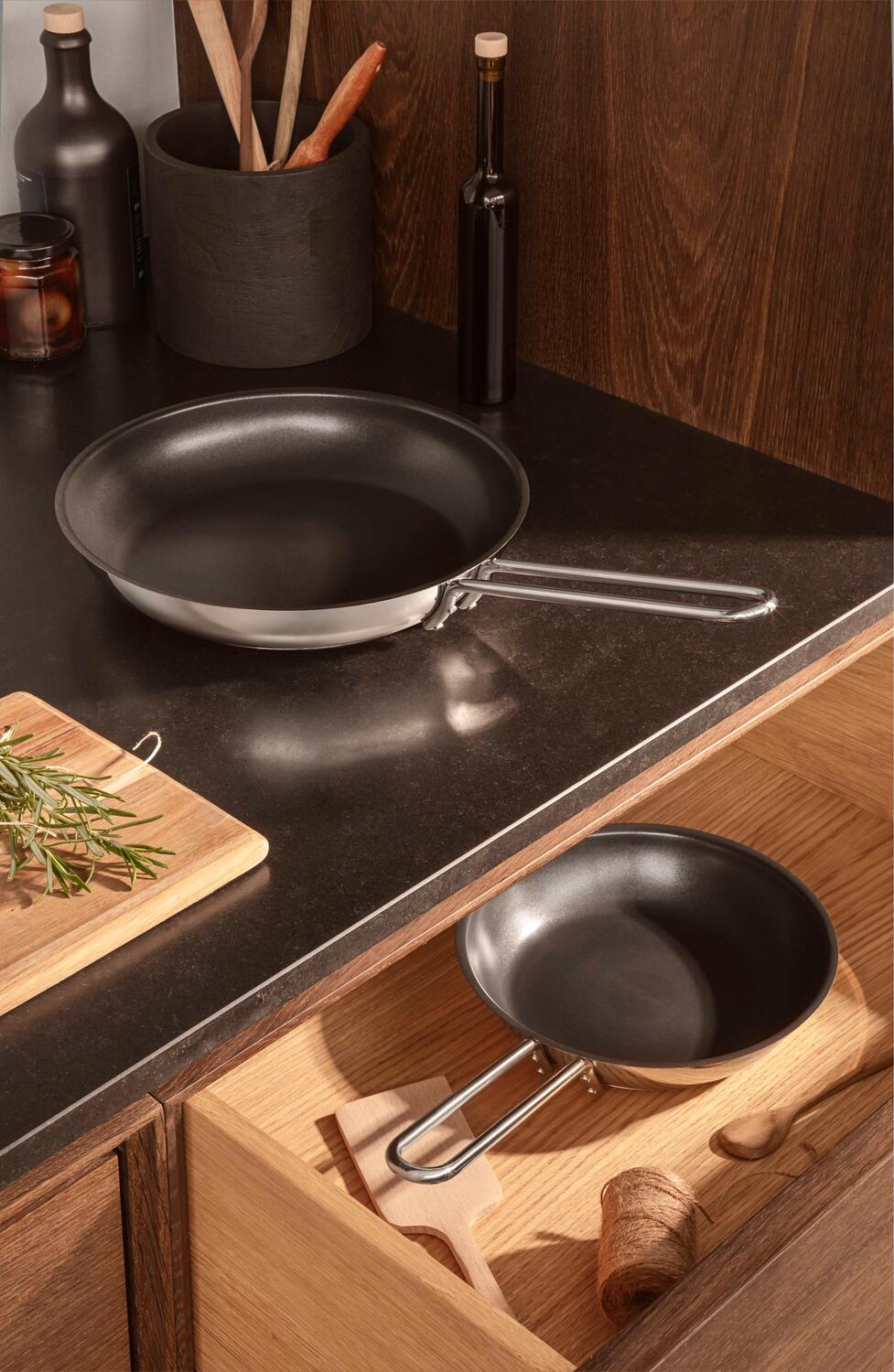 Ø20 cm - Stainless Steel stegepande - Image 2