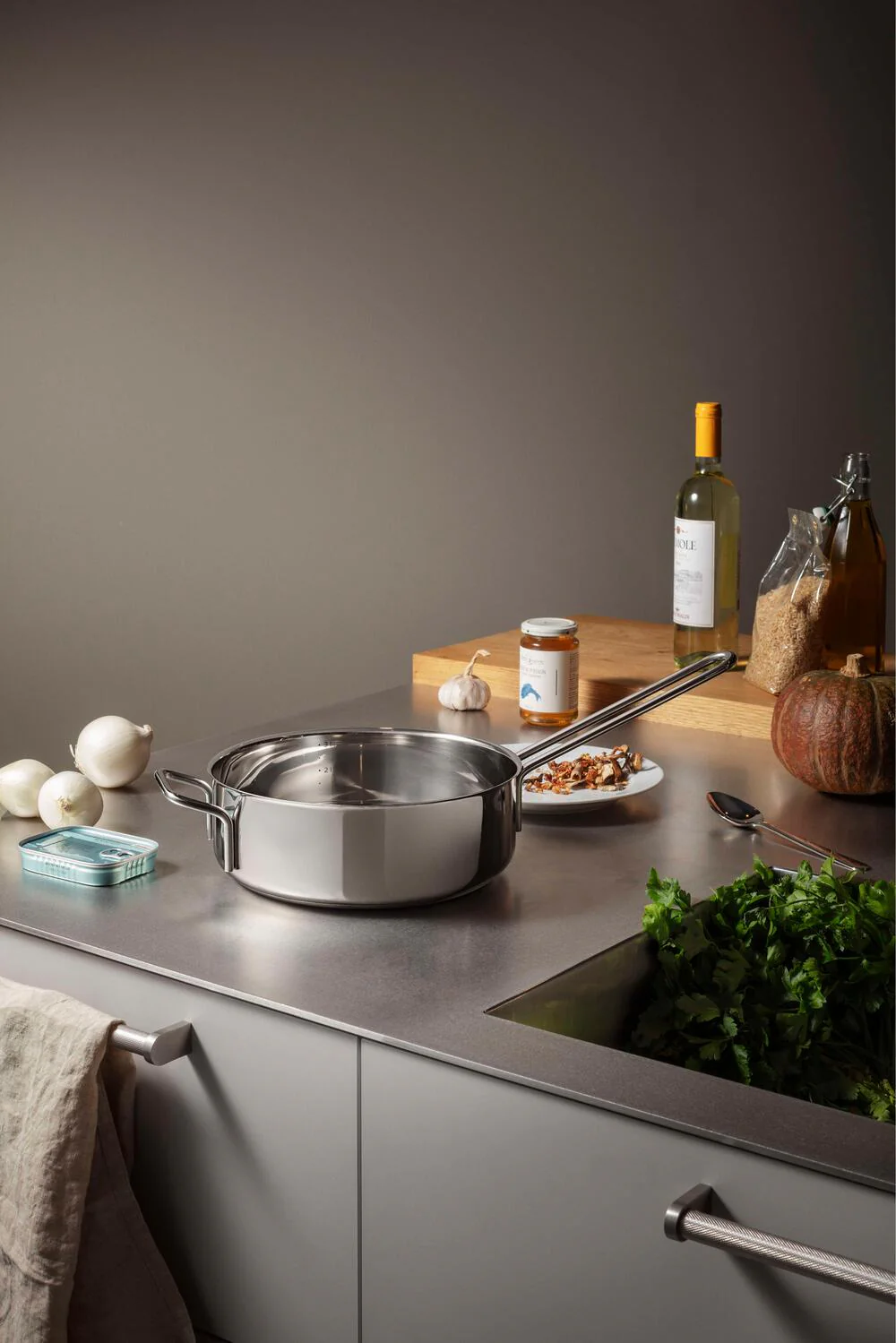Ø24 cm - Stainless Steel sauterpande - Image 2