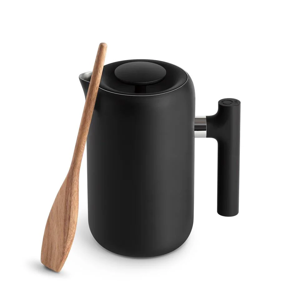 Clara French Press stempelkande, Matte Black - 709ml - Image 4