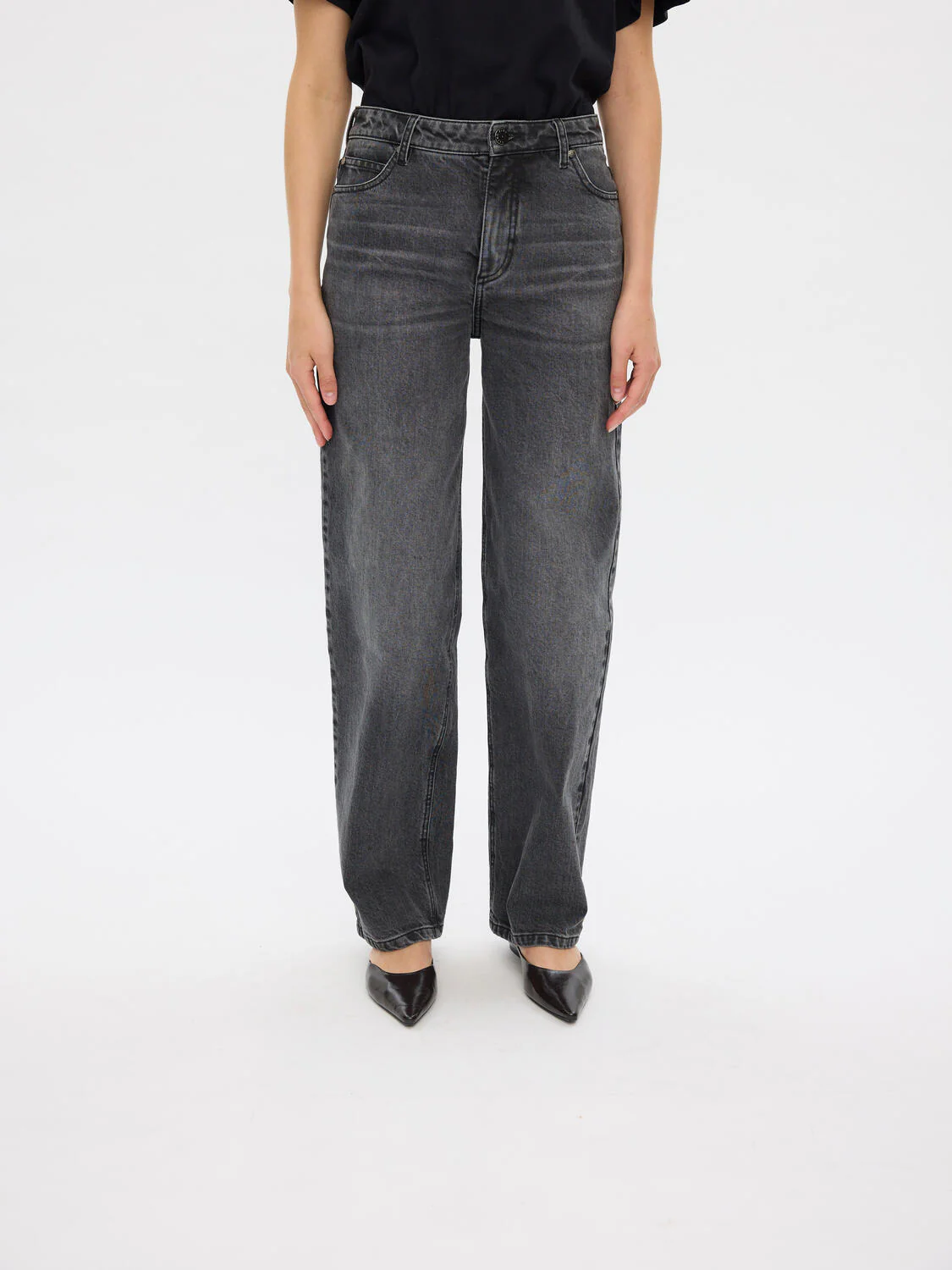 BillieFV Regular jeans - Worn-In Black - Image 5
