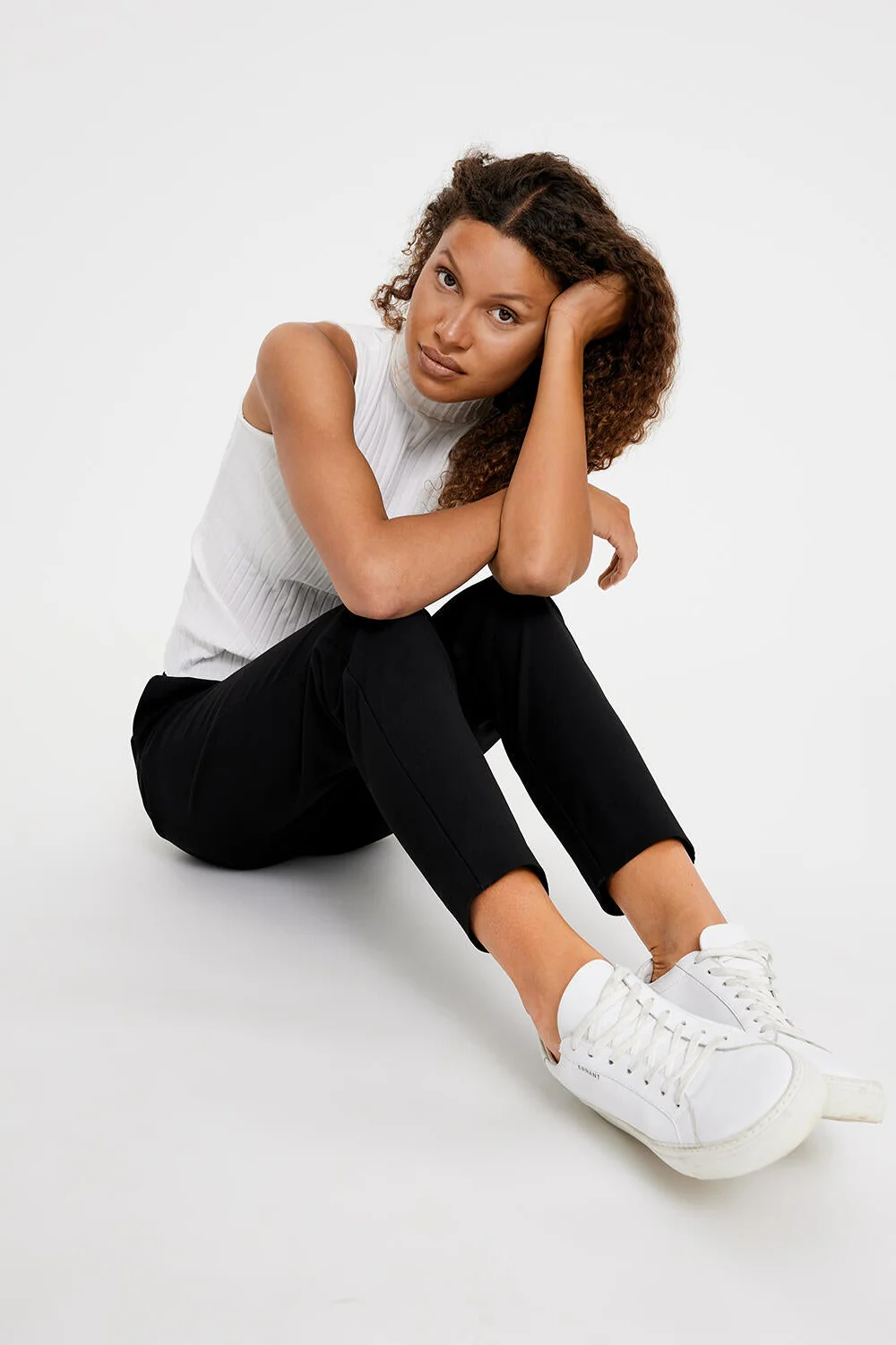 FloraFV Ankle bukser - sort - Image 3
