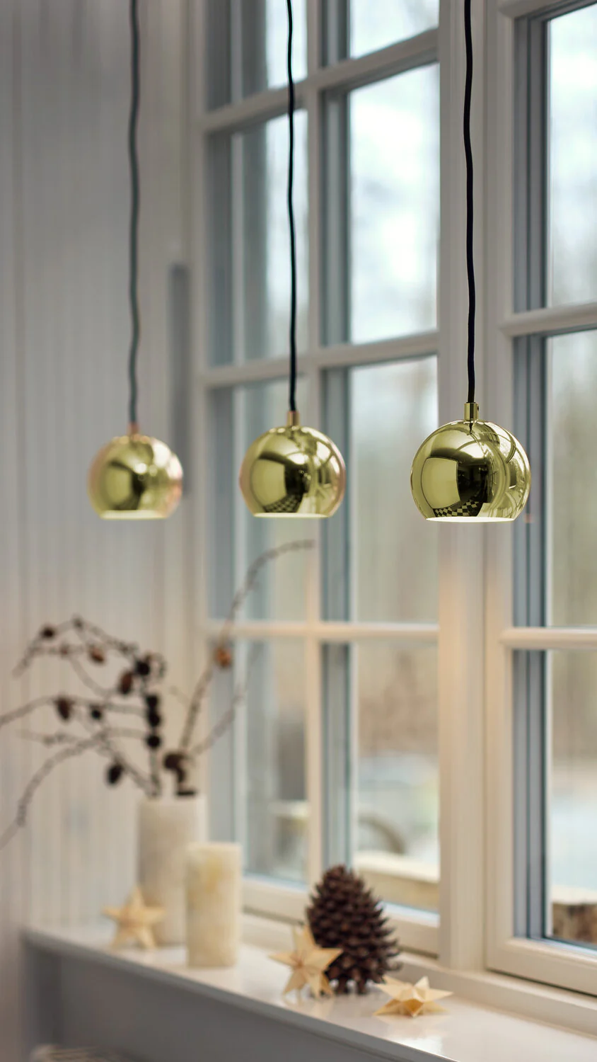 Ball Pendel, Brass - Ø12 - Image 2