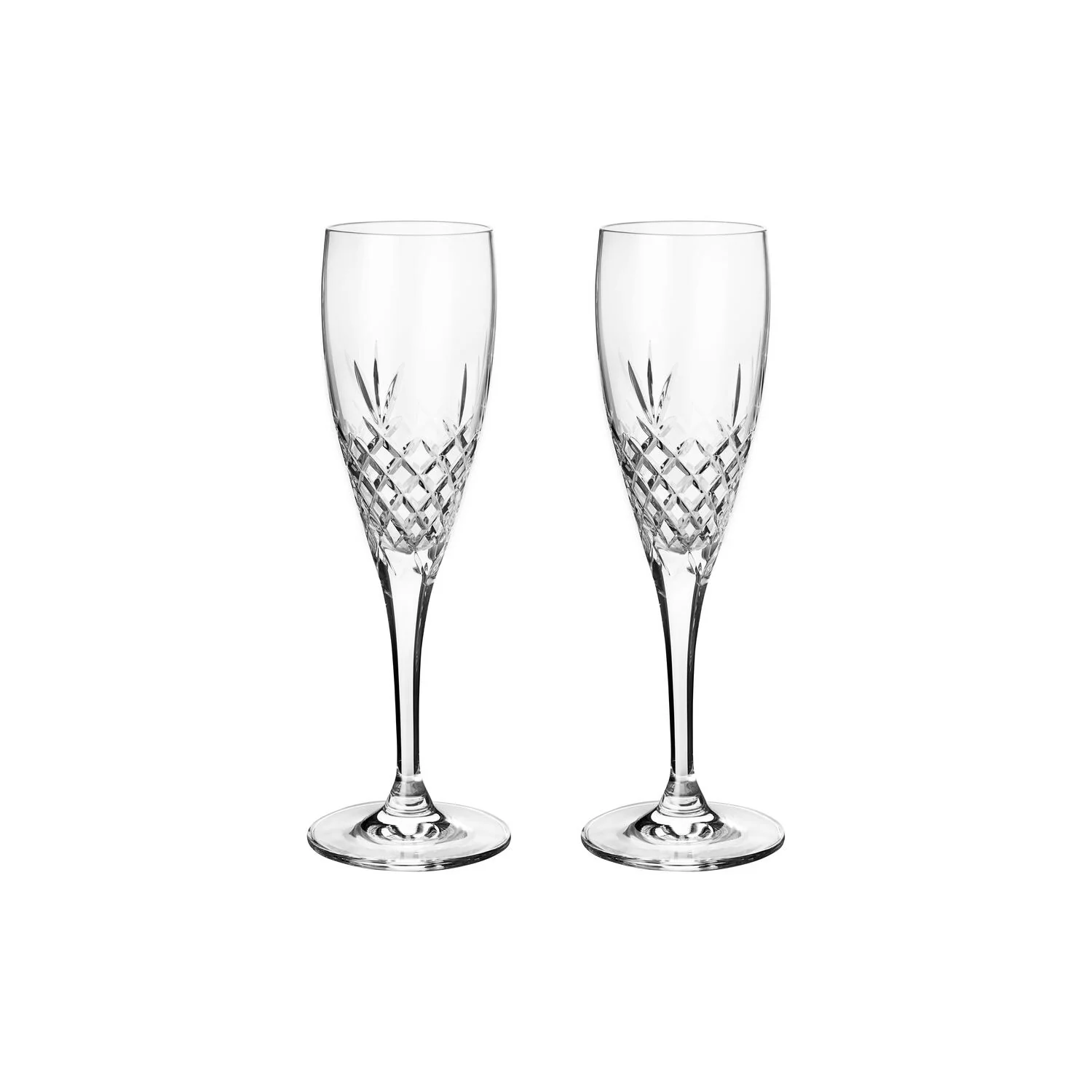 Crispy champagneglas, klar, 2 stk - 22 cl