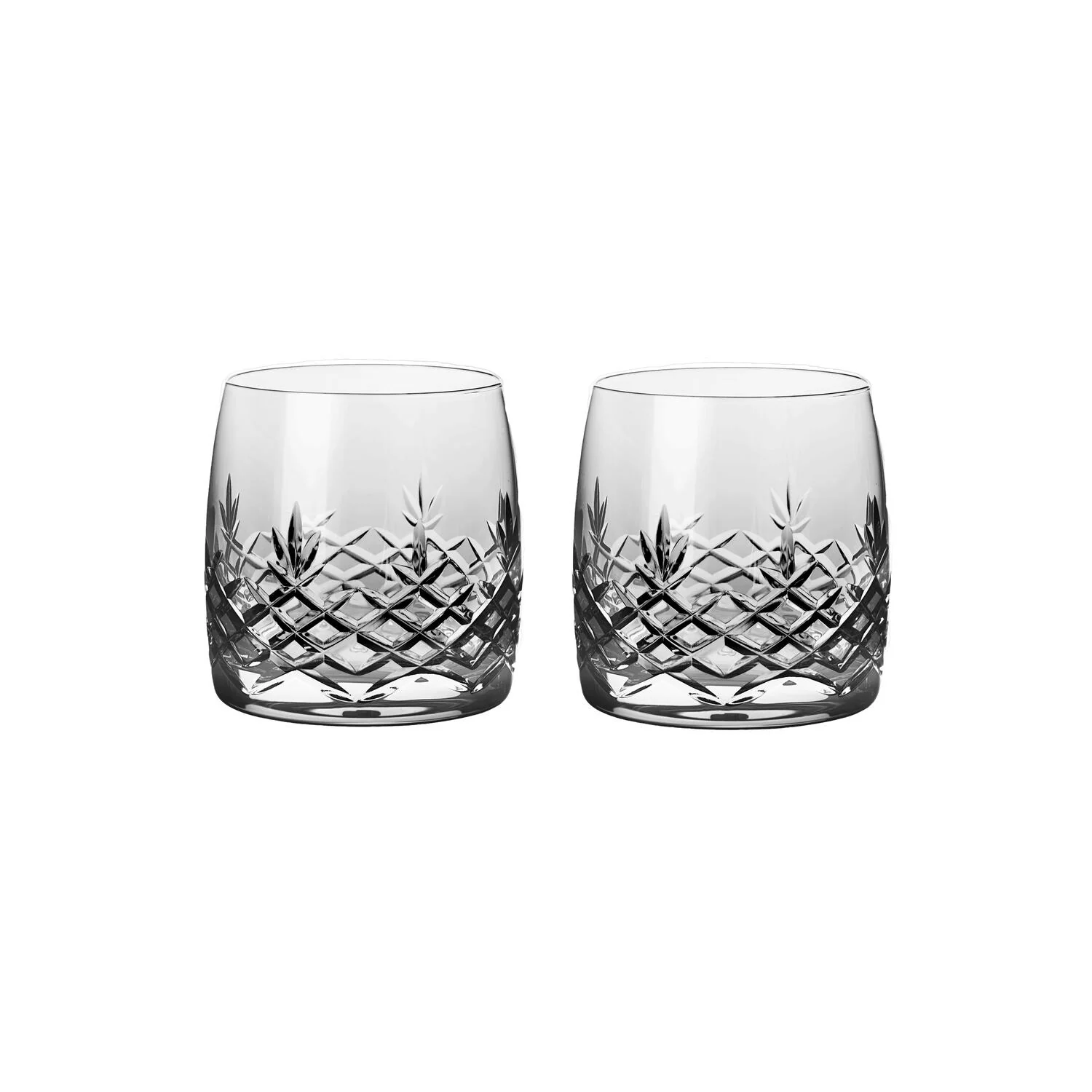 Crispy Dark Aqua vandglas, sort, 2 stk - 23 cl