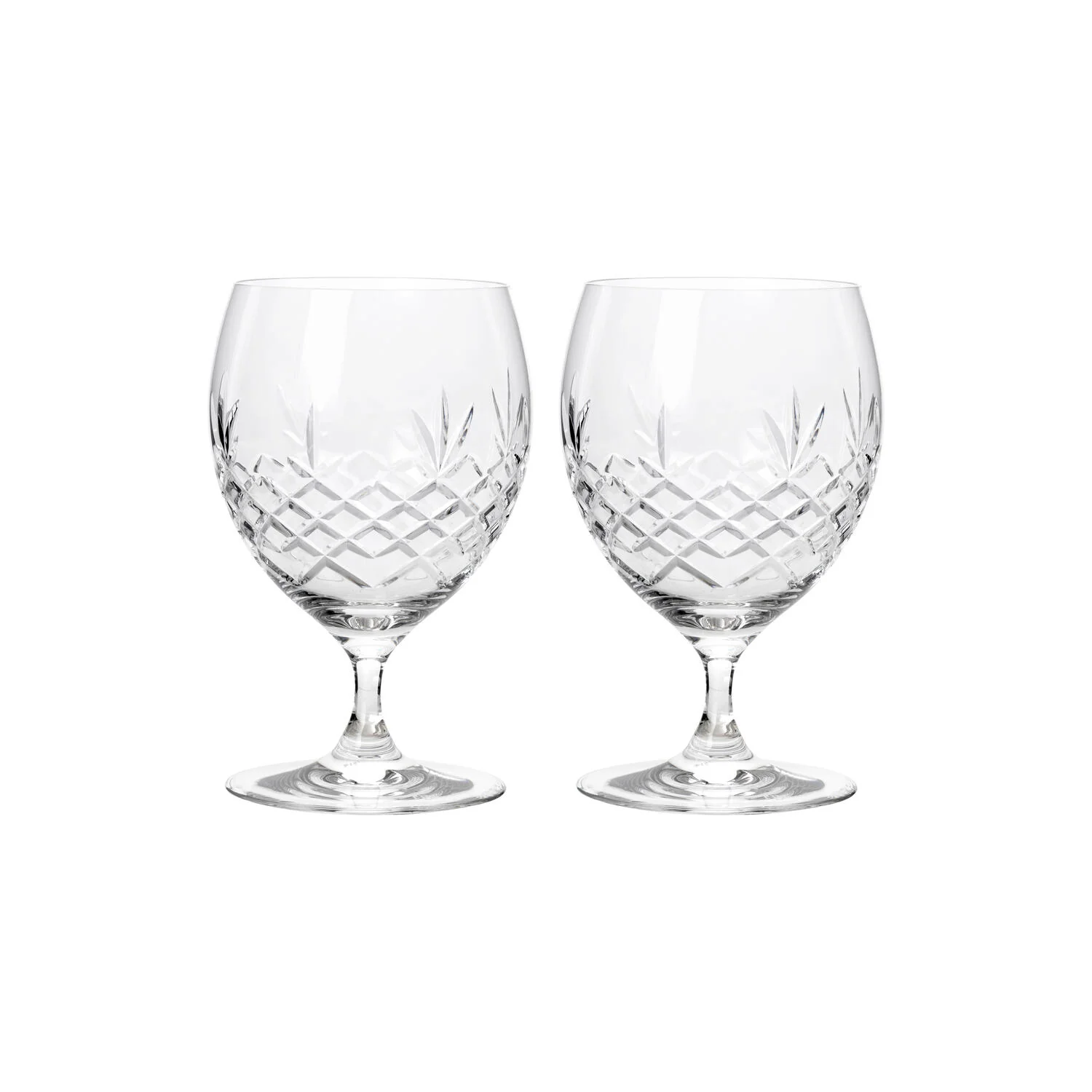 Crispy Eightball ølglas, klar 2 stk - 55 cl