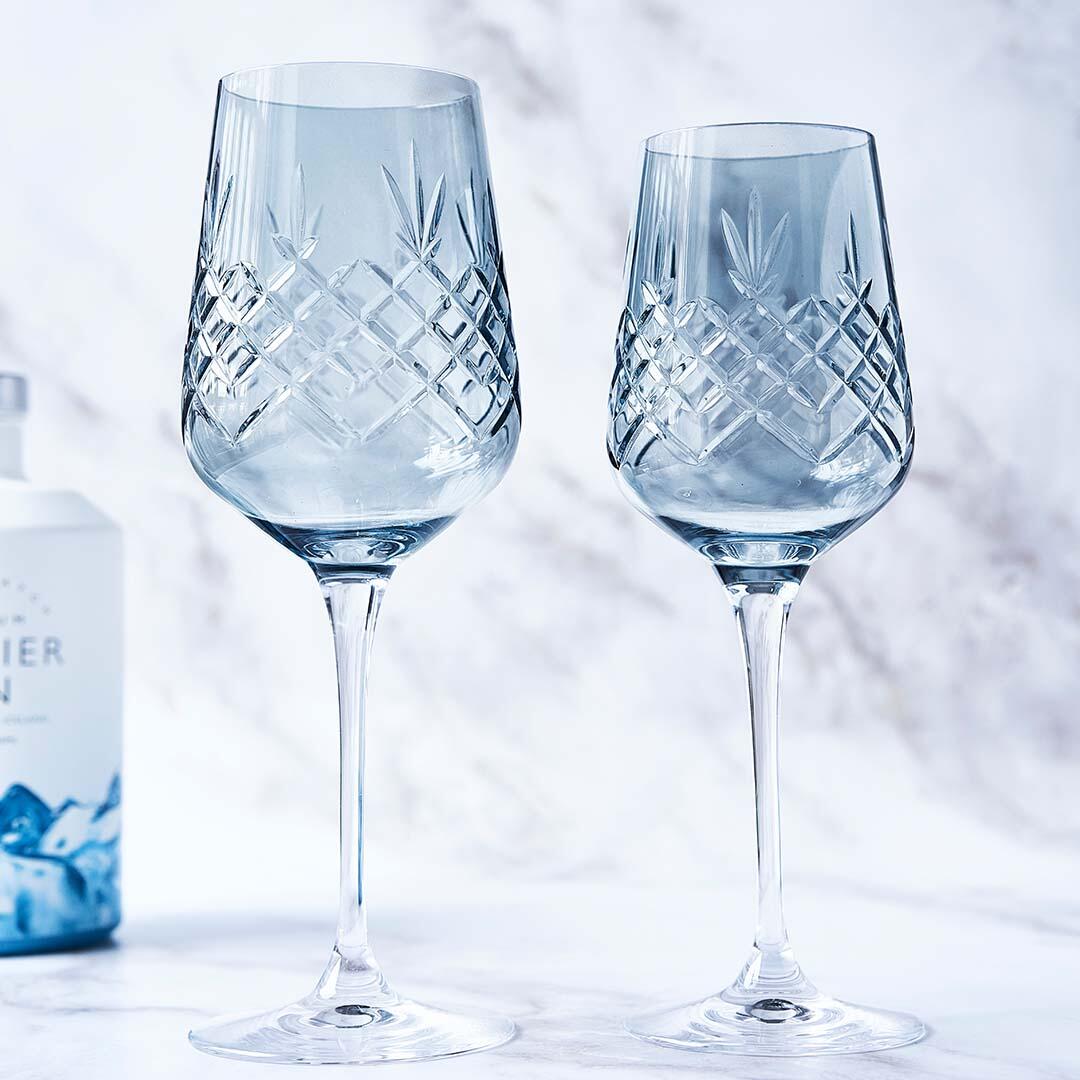 Crispy Sapphire Monsieur rødvinsglas, blå, 2 stk - 45 cl - Image 3