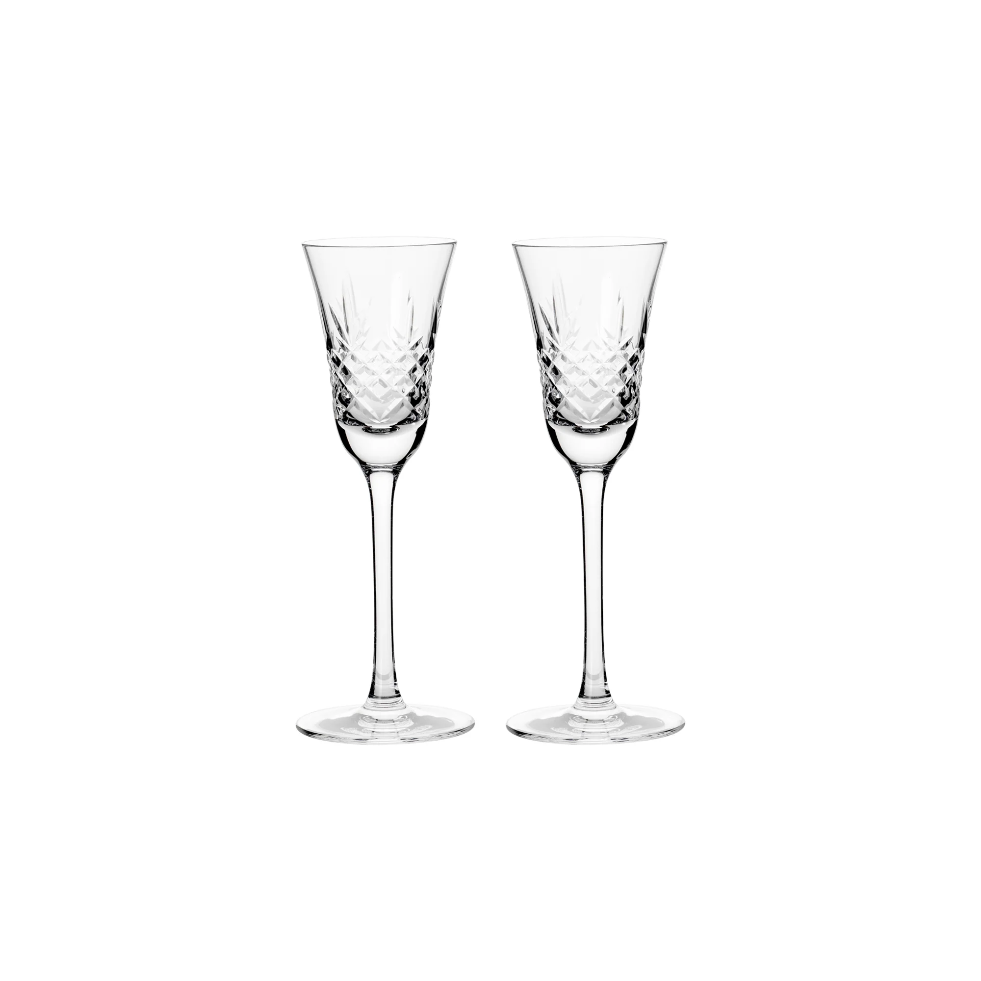 Crispy snapseglas, klar - 2 stk.