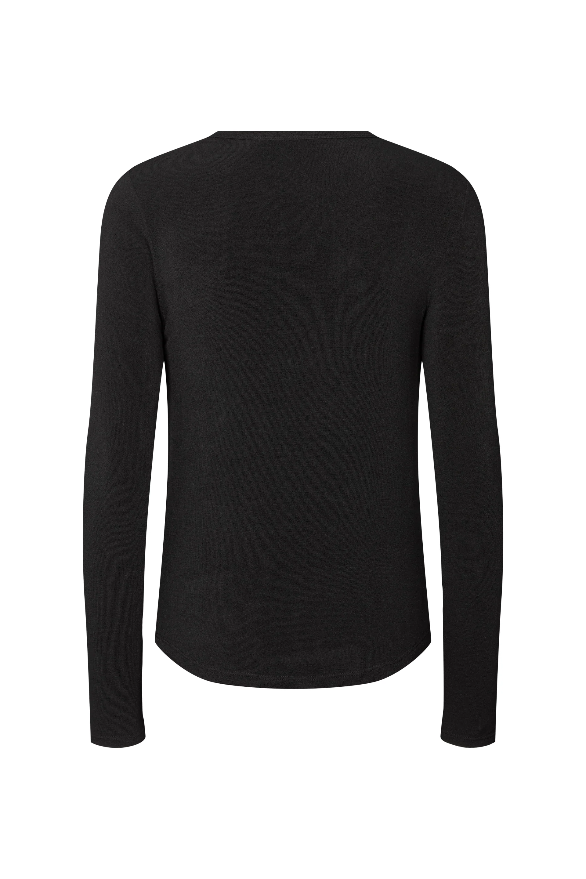 Thyra Wool langærmet t-shirt - sort - Image 5