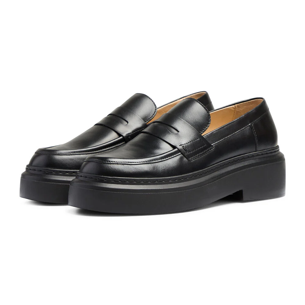 June loafers - Black Leather - Image 2
