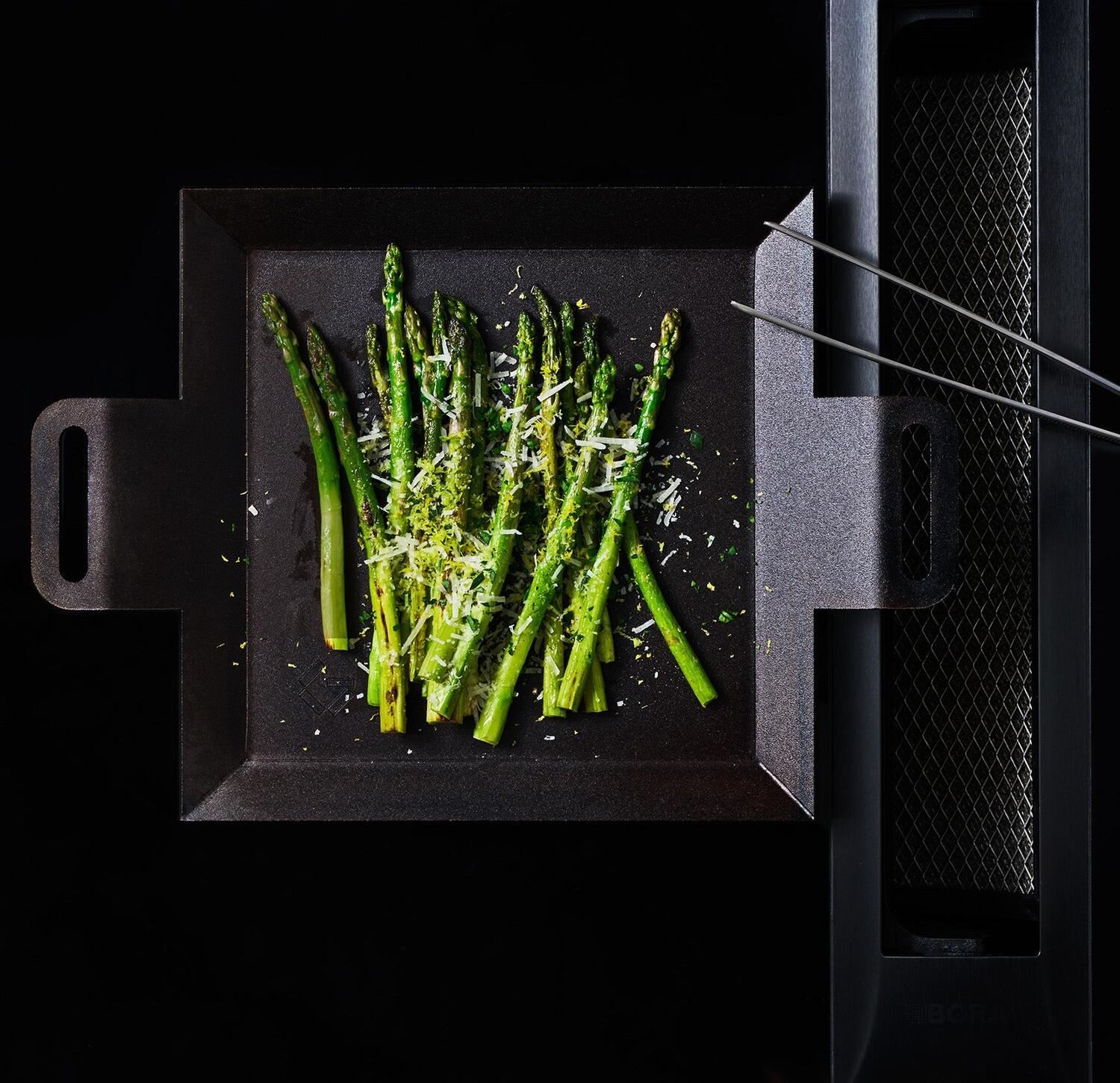 Carbonstål stegeplade - 39 x 27 cm - Image 9