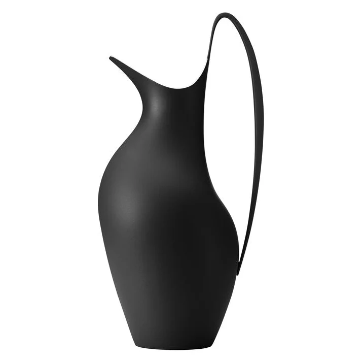 Henning Koppel kande, 1,2L - Stainless Steel/ Black