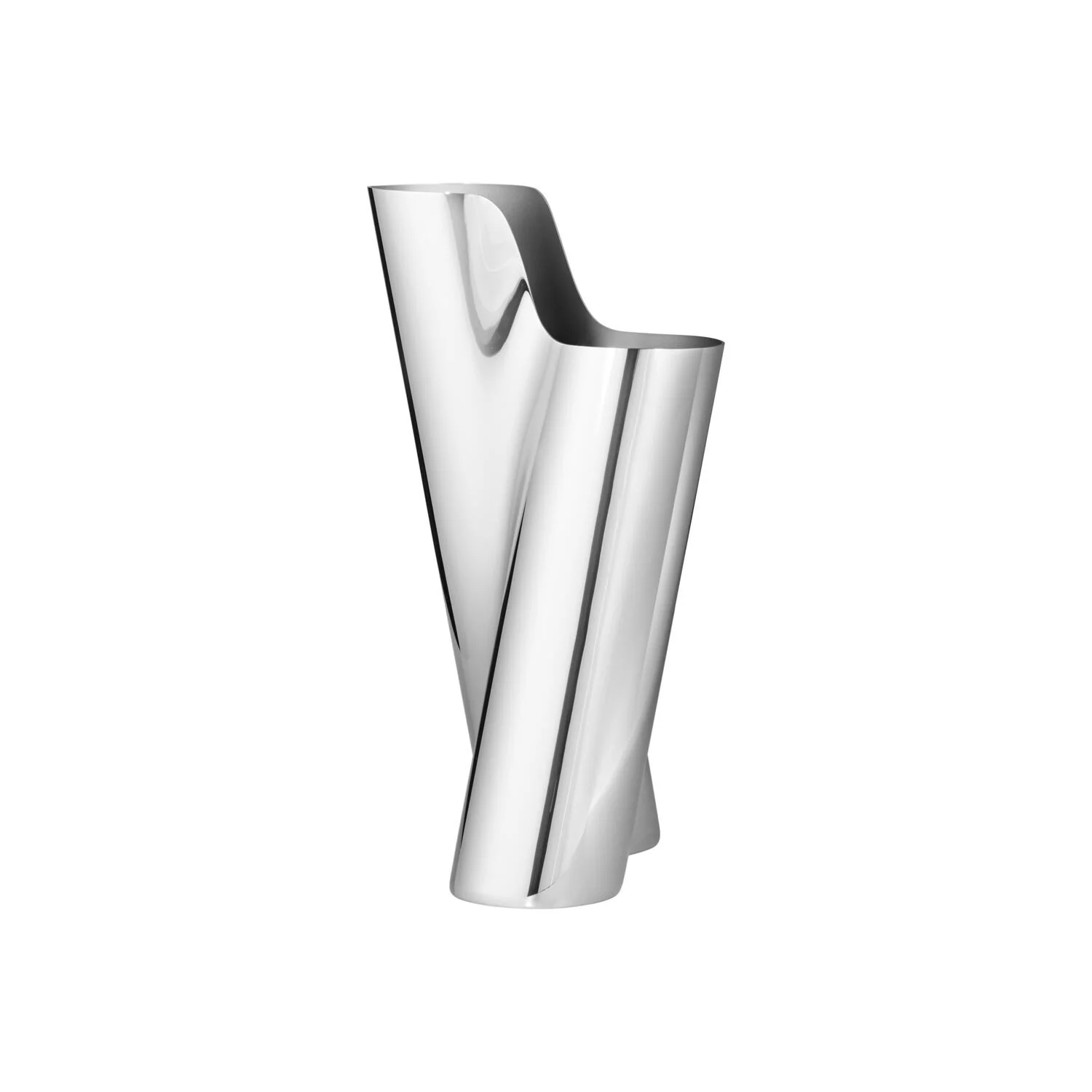 Lituus vase, Rustfrit stål - H22,8 cm - Image 2