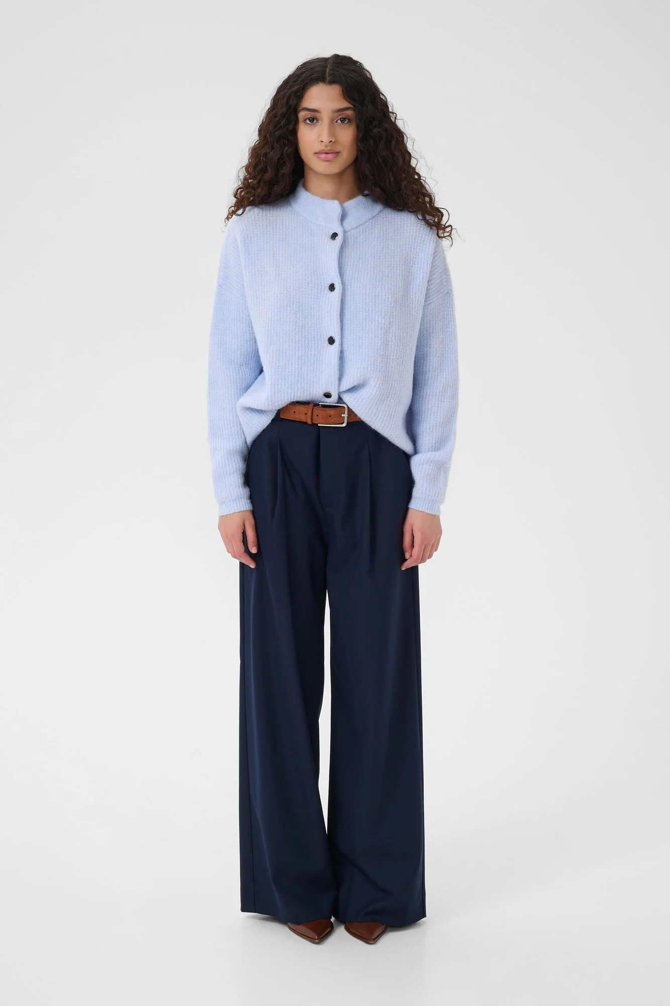 AlphaGZ kort cardigan - Centaurea Mélange - Image 3