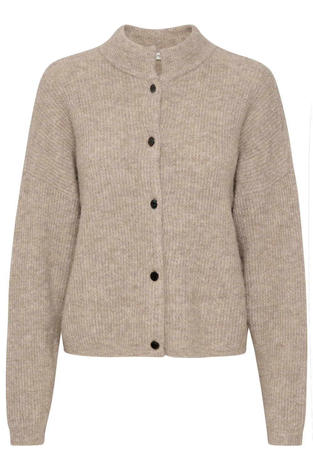 AlphaGZ uldcardigan - Warm Sand Melange - Image 2