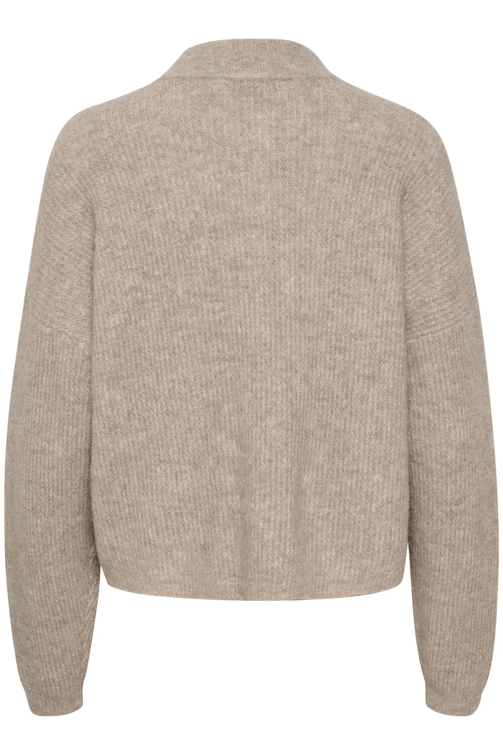 AlphaGZ uldcardigan - Warm Sand Melange - Image 4