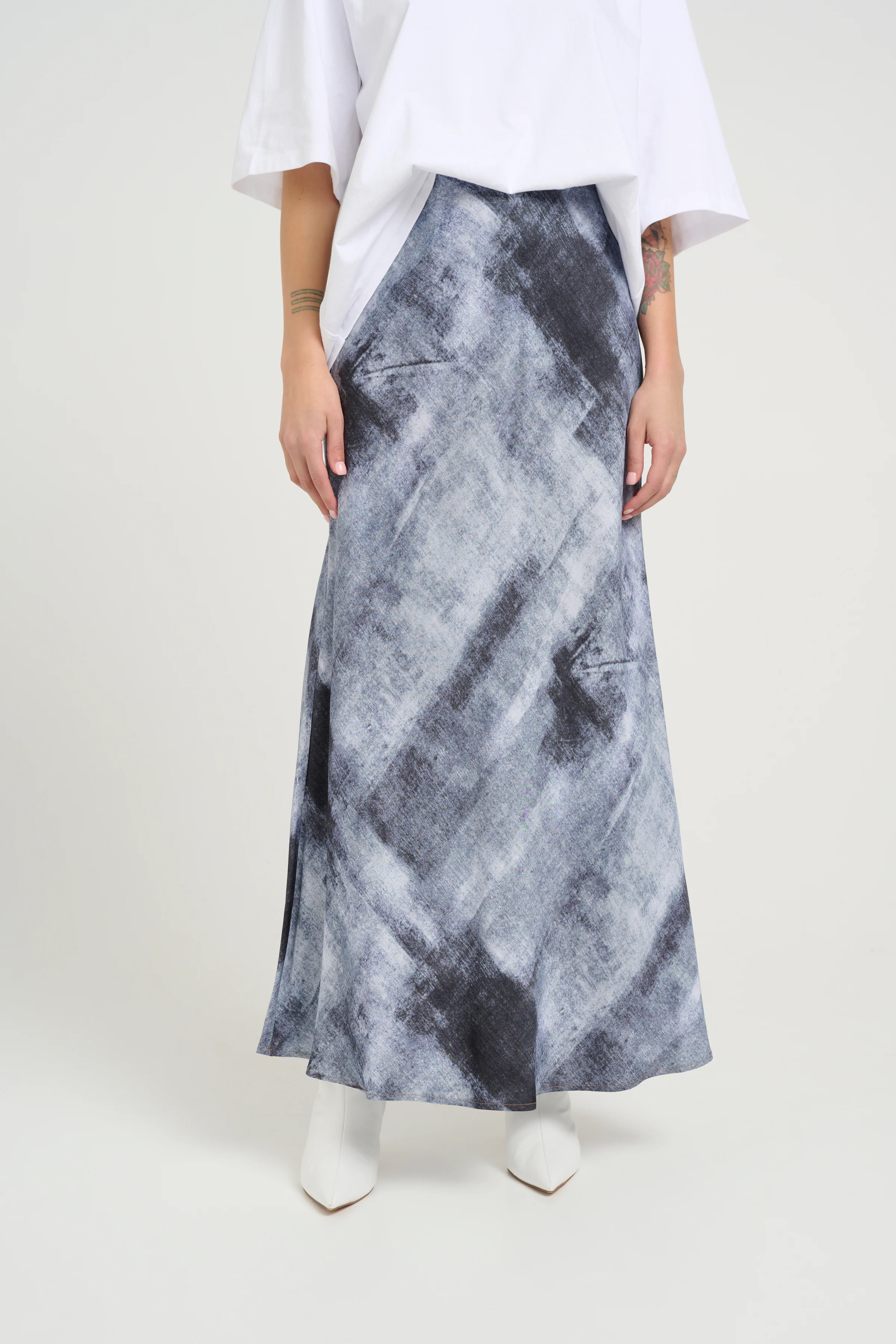 AreenGZ P HW nederdel - Blue Denim - Image 3