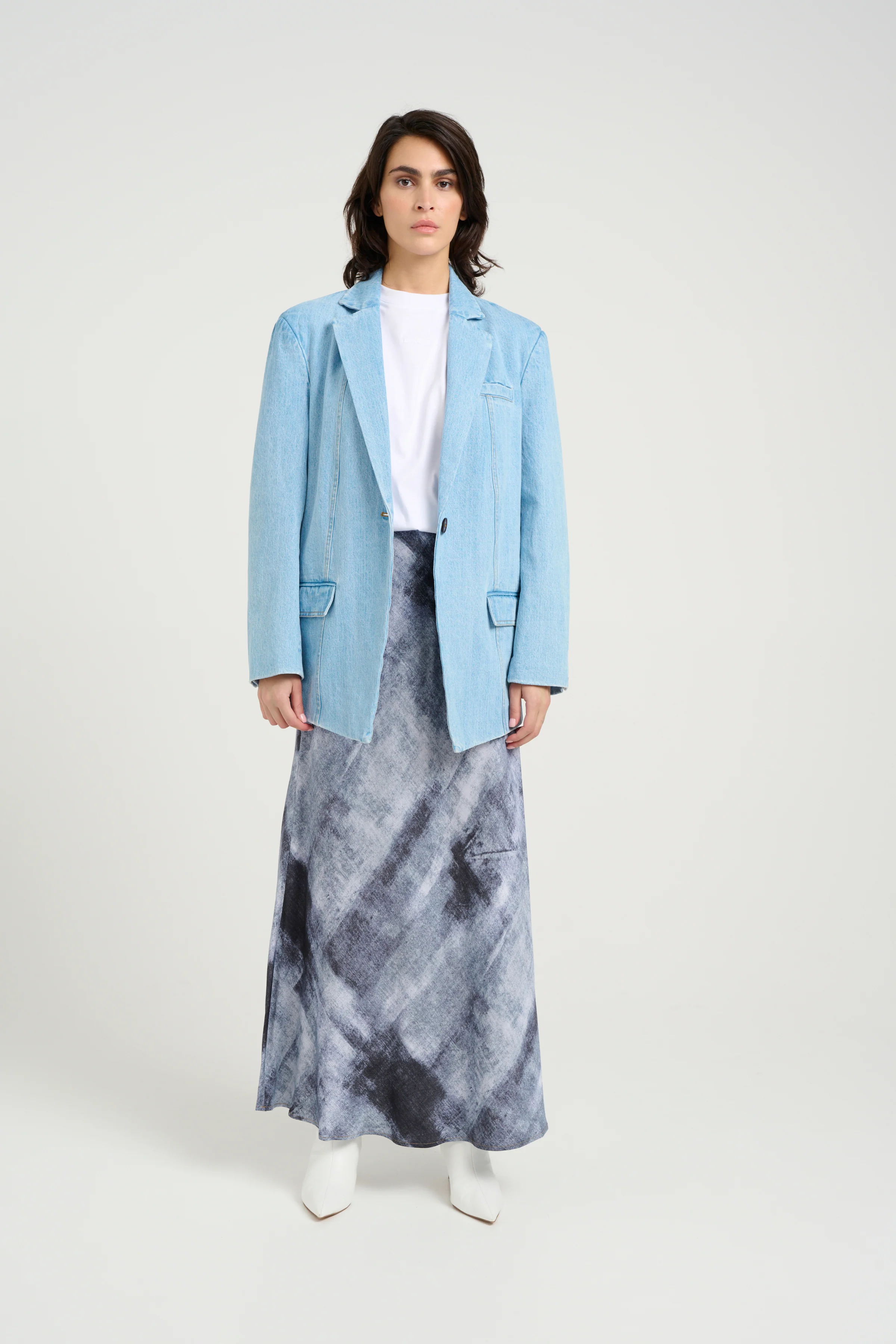 AreenGZ P HW nederdel - Blue Denim - Image 7