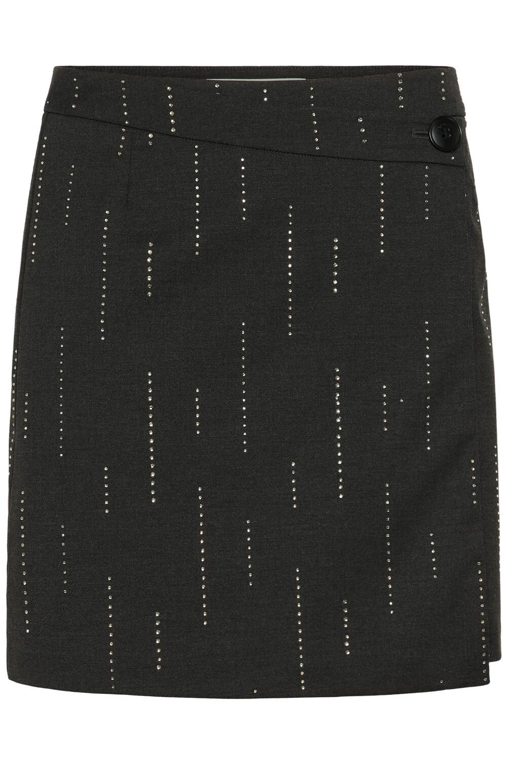 GZadira Wrap nederdel - Dark Grey Melange - Image 2