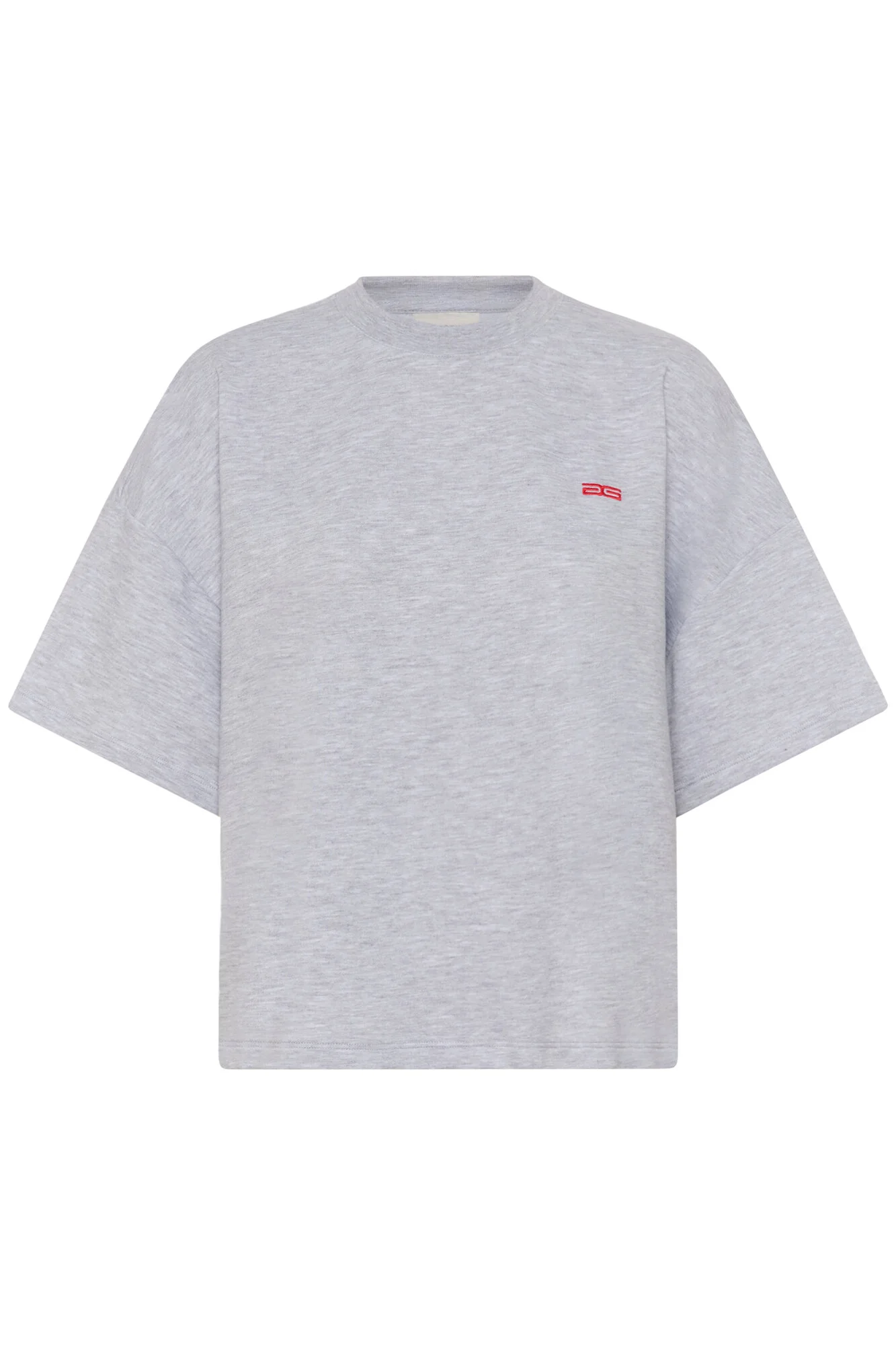 GZgilsa sweat t-shirt - Ultra Light Grey Melange - Image 2