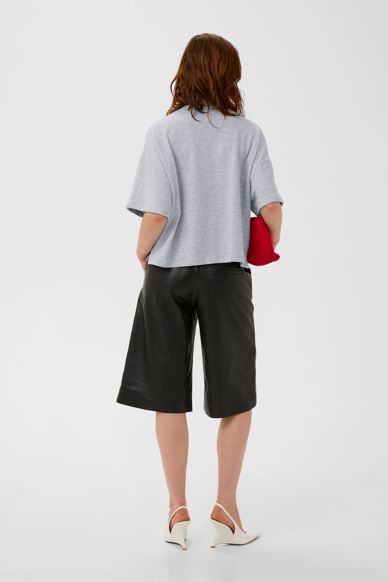 GZgilsa sweat t-shirt - Ultra Light Grey Melange - Image 5