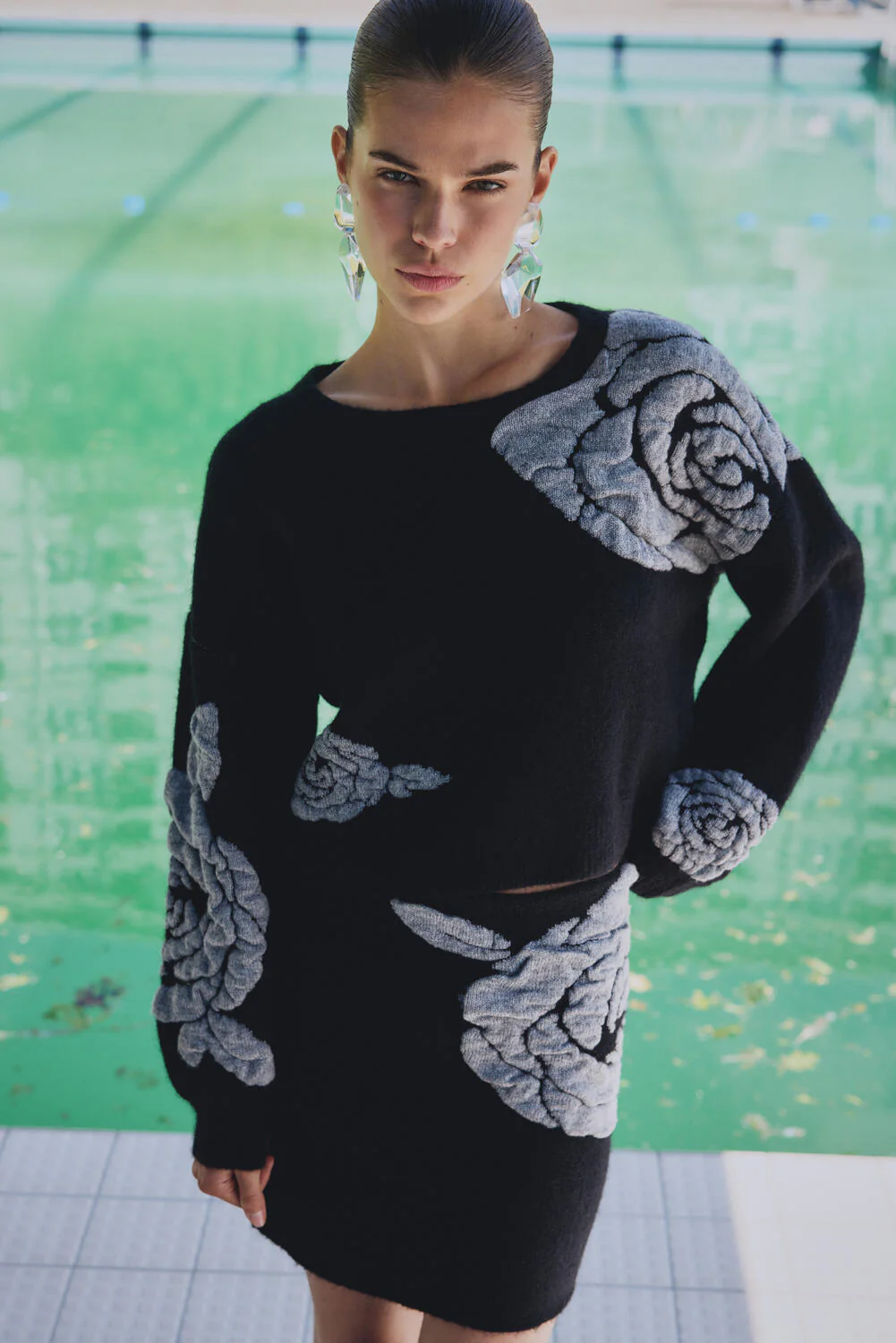 GZrosaly nederdel - sort - Image 4