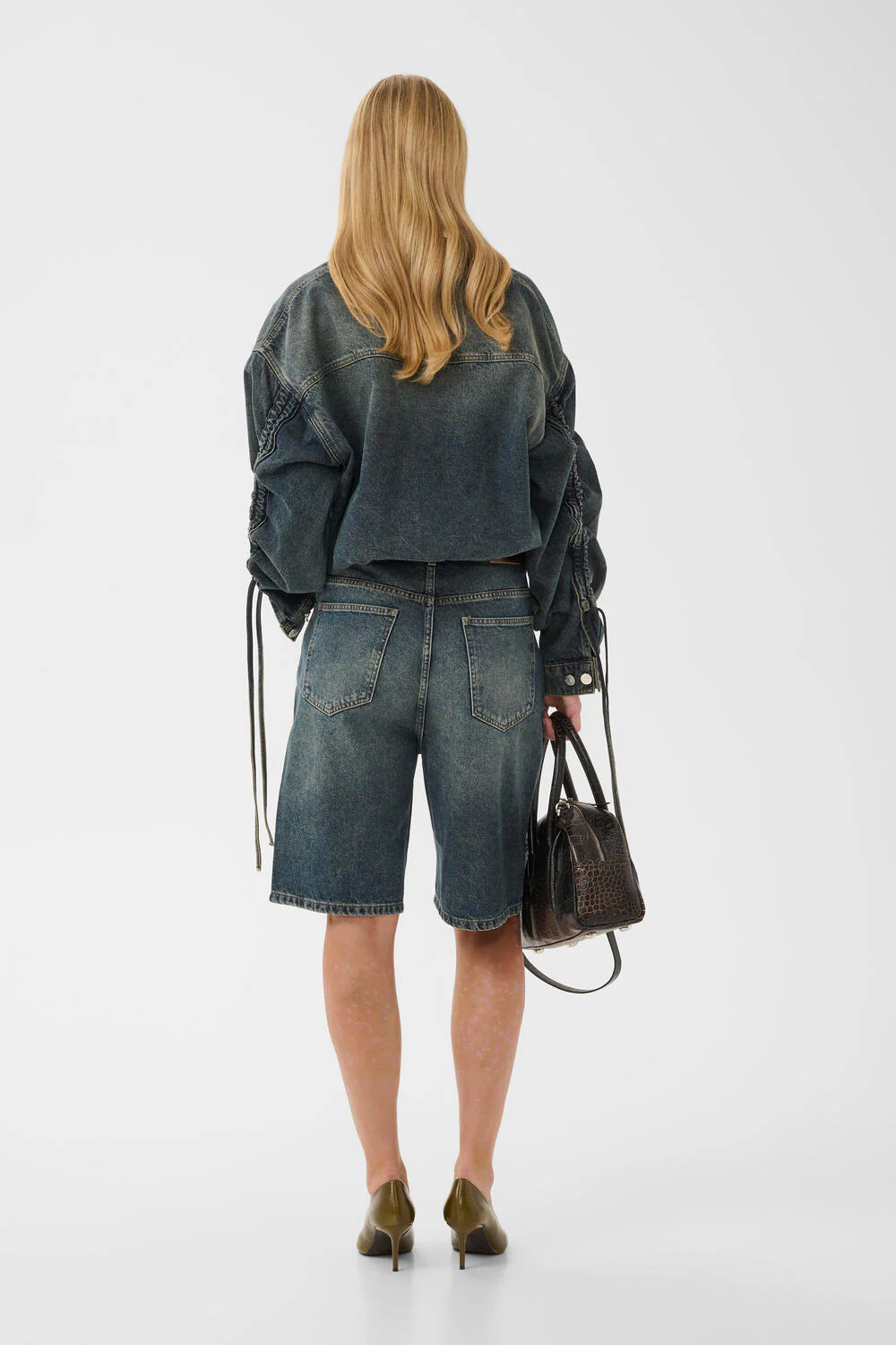 GZsusara denimjakke - Blue/green wash - Image 6