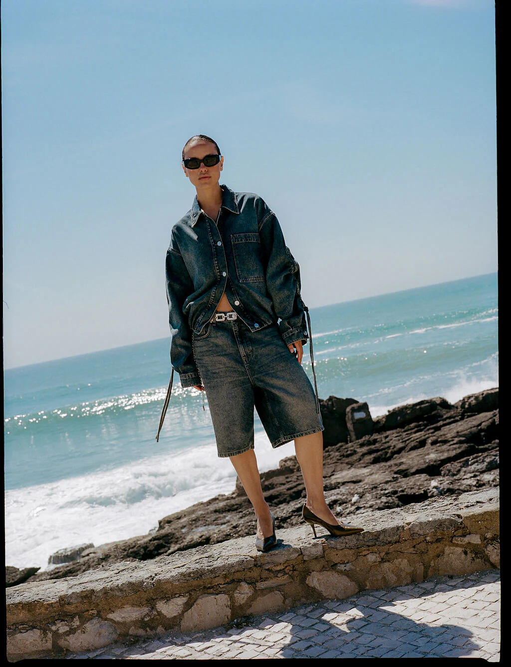 GZsusara denimjakke - Blue/green wash - Image 9