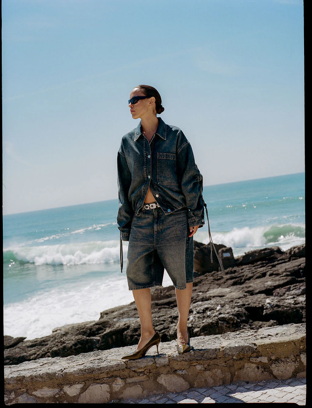 GZsusara denimjakke - Blue/green wash - Image 11