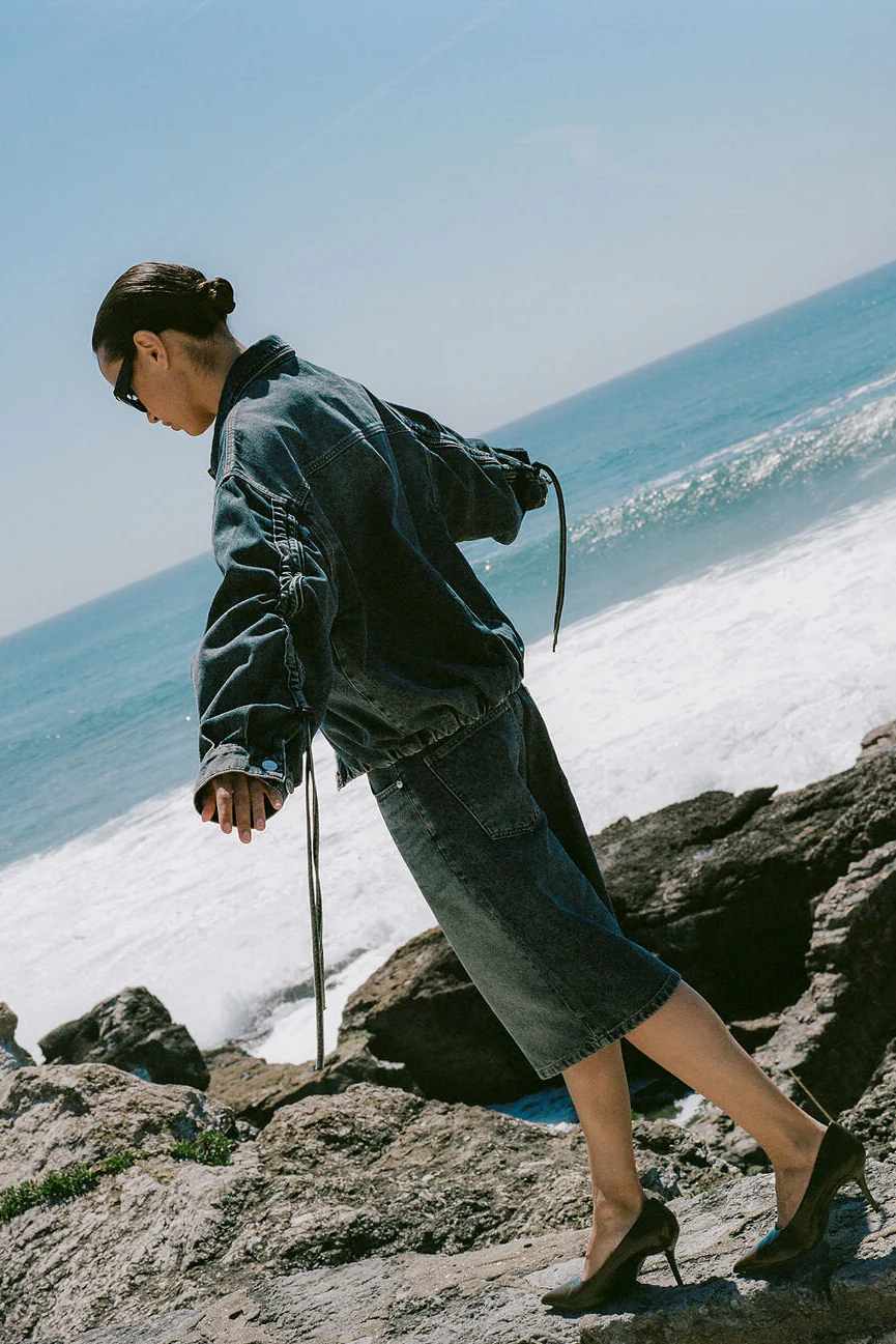 GZsusara denimjakke - Blue/green wash - Image 13