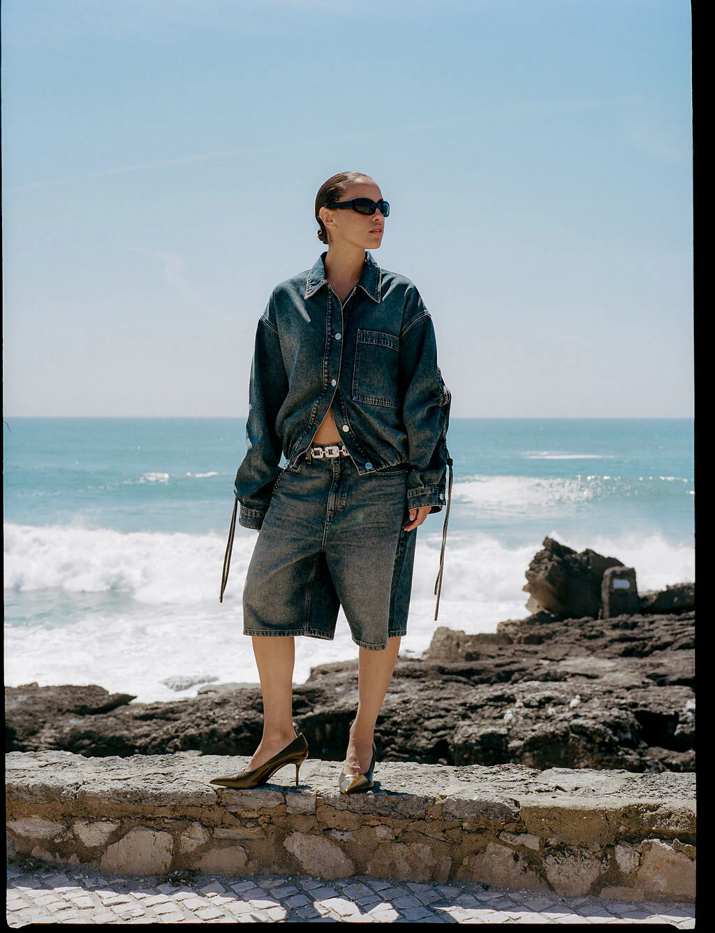 GZsusara denimjakke - Blue/green wash - Image 12