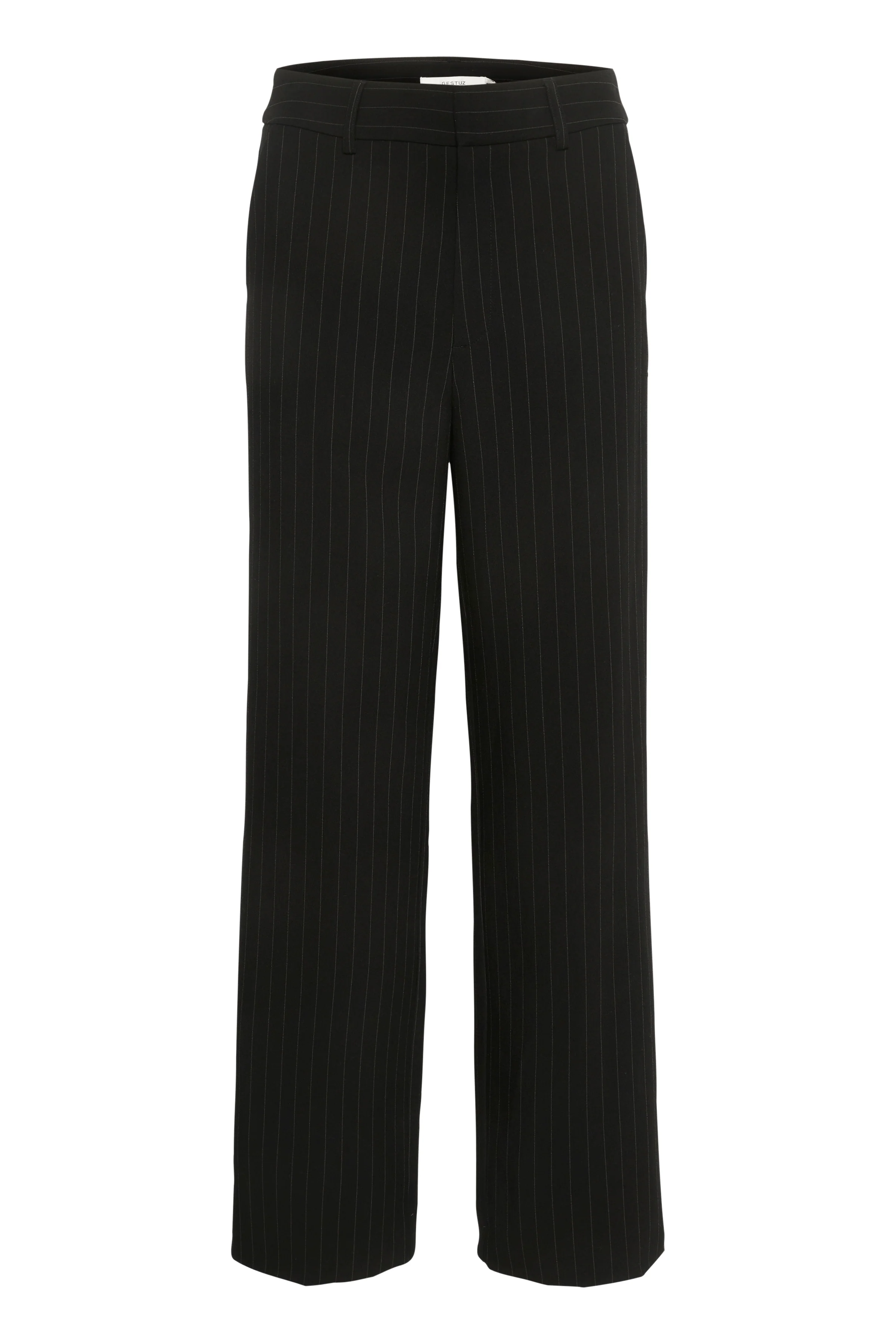JoelleGZ Pinstripe MW bukser - Black Pinstripe - Image 2